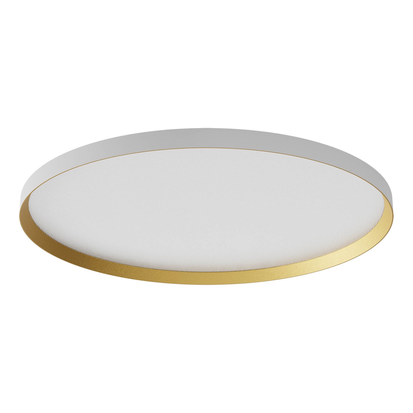 Dama Ceiling lamp Ø800 Bianco Opaco/Oro