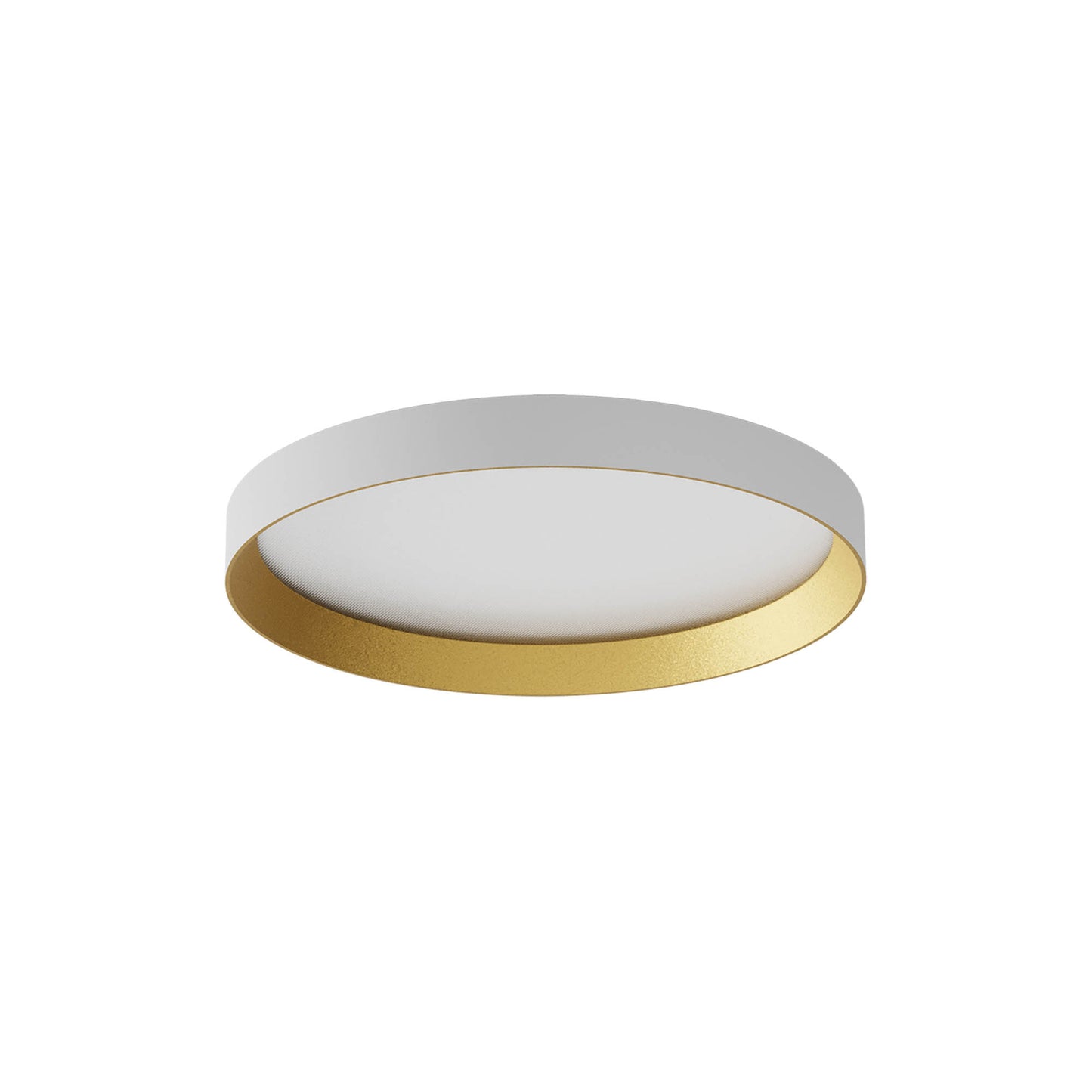 Dama Ceiling lamp Ø350 Bianco Opaco/Oro