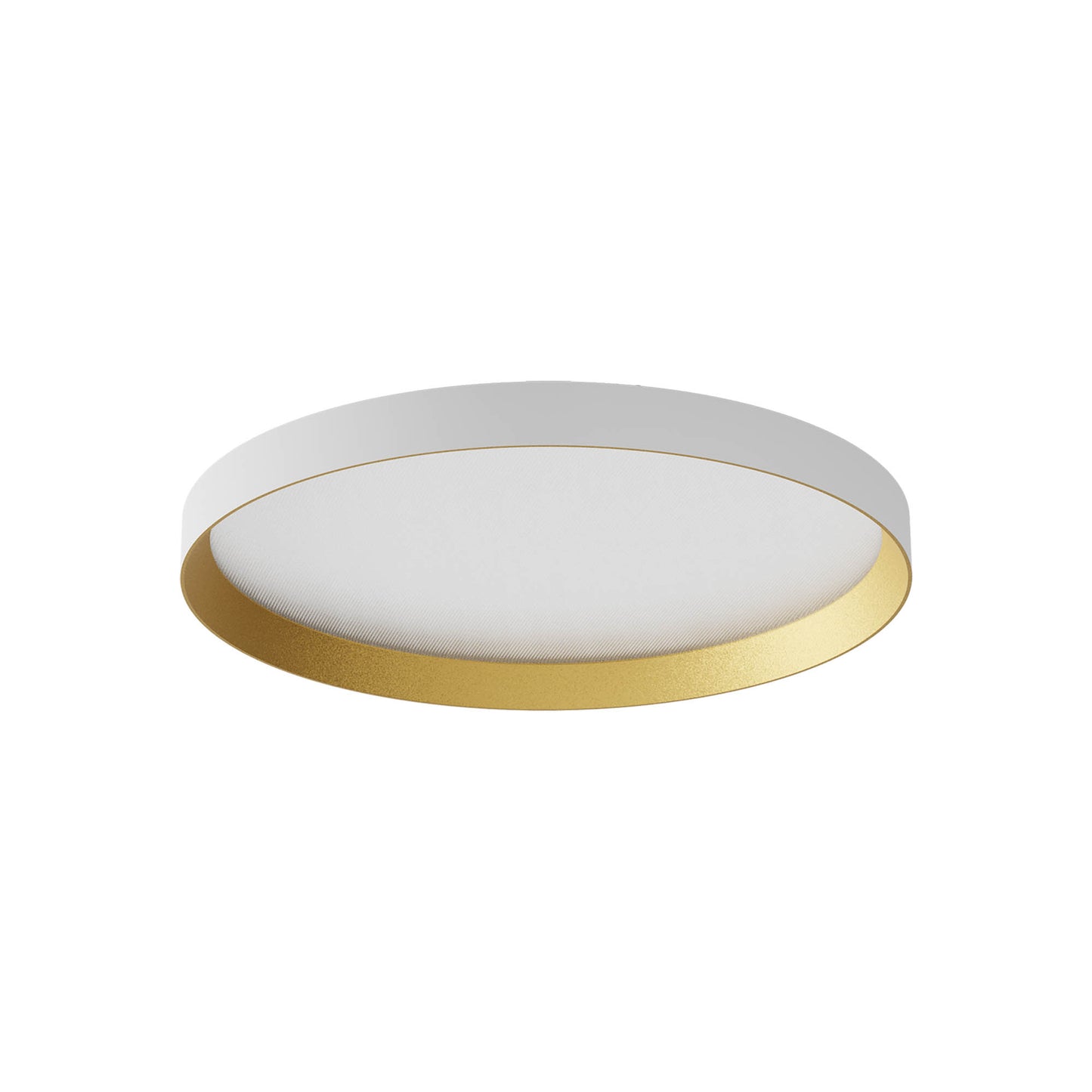 Dama Ceiling lamp Ø450 Bianco Opaco/Oro