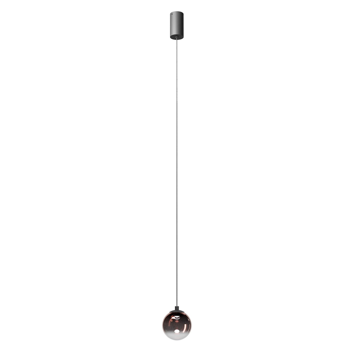 Irides Pendant lamp Ø100 Nero Opaco/Caffè Sfumato 2700K