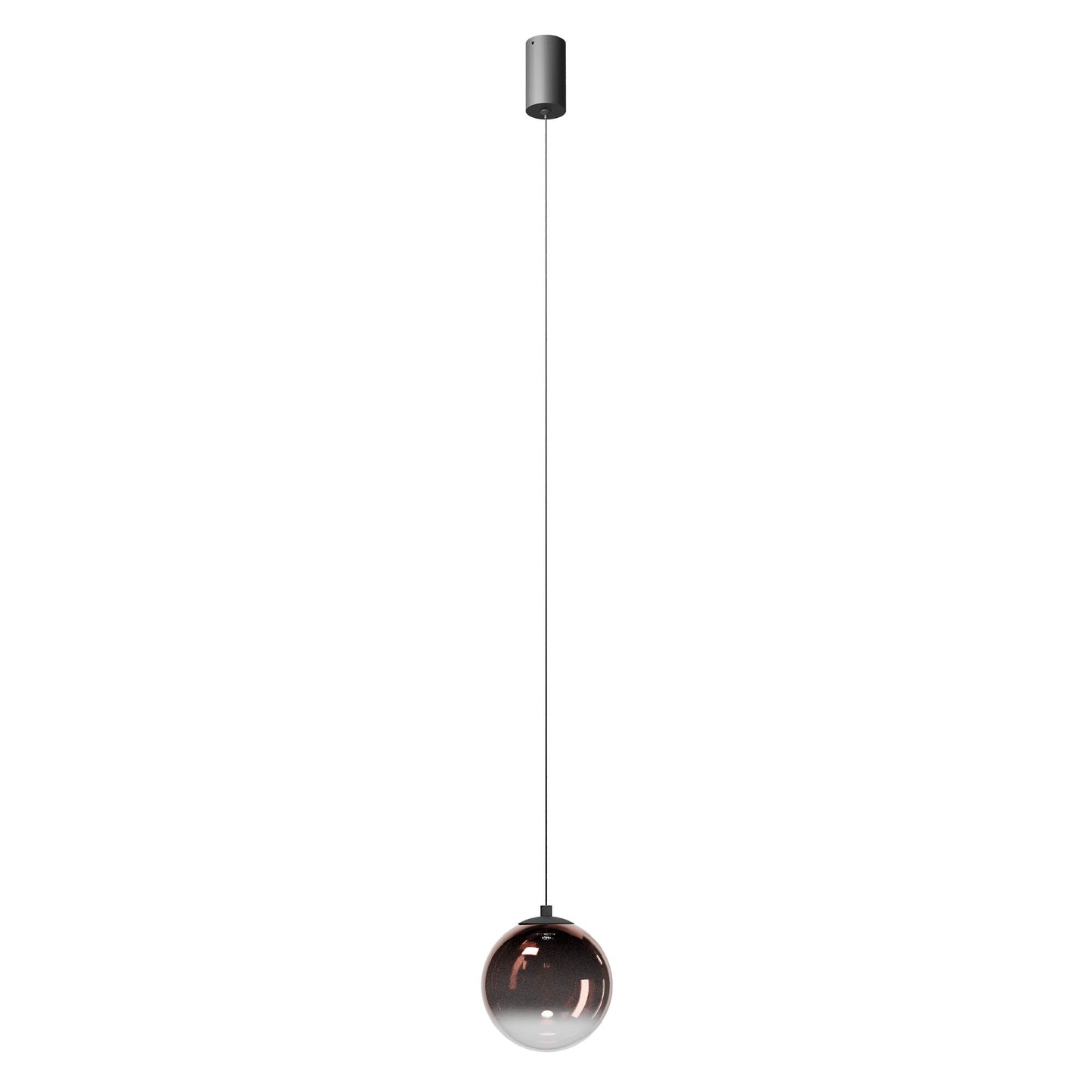 Irides Pendant lamp Ø150 Nero Opaco/Caffè Sfumato 3000K