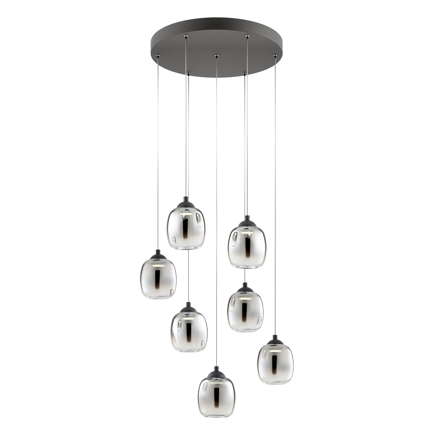 Khadi Pendant lamp 7 globes cluster 7 globes cluster