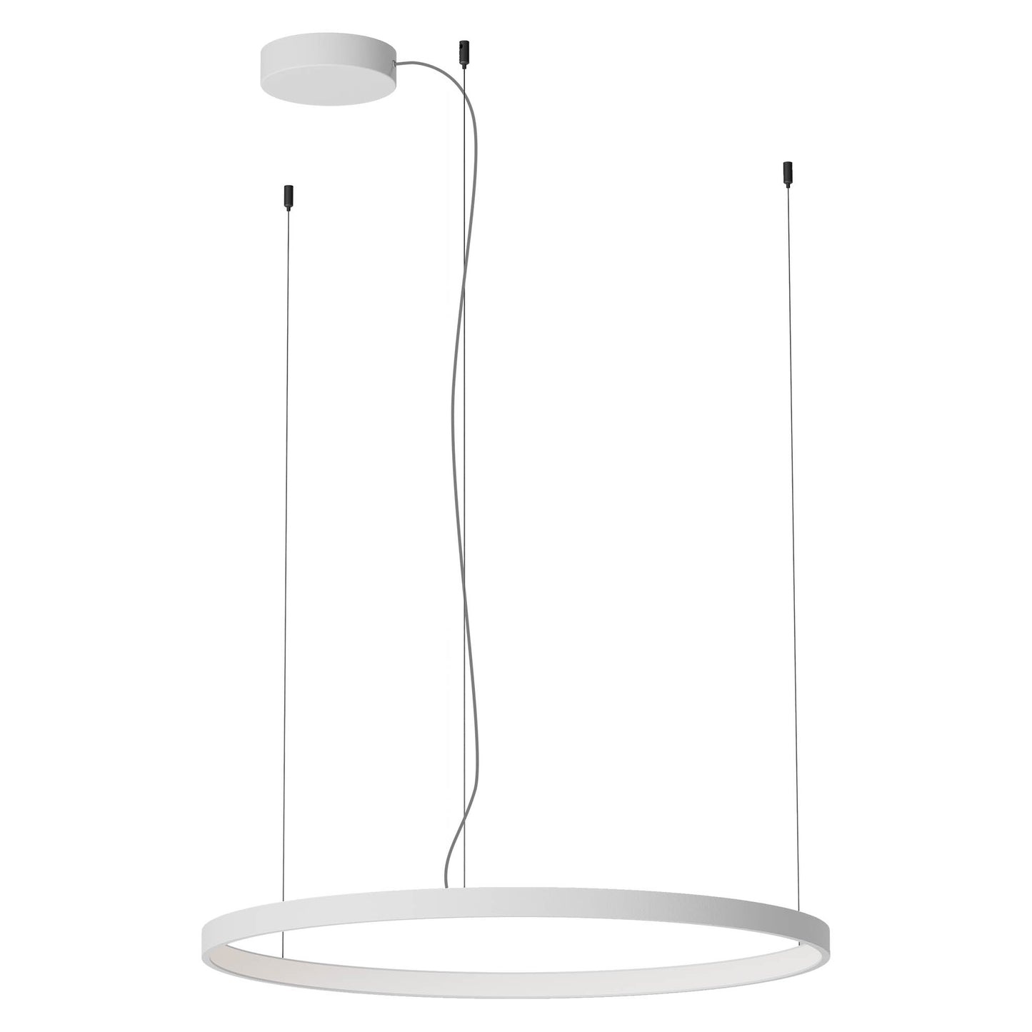 Orion Pendant lamp Single Ø750 Bianco Opaco Dimmable Triac