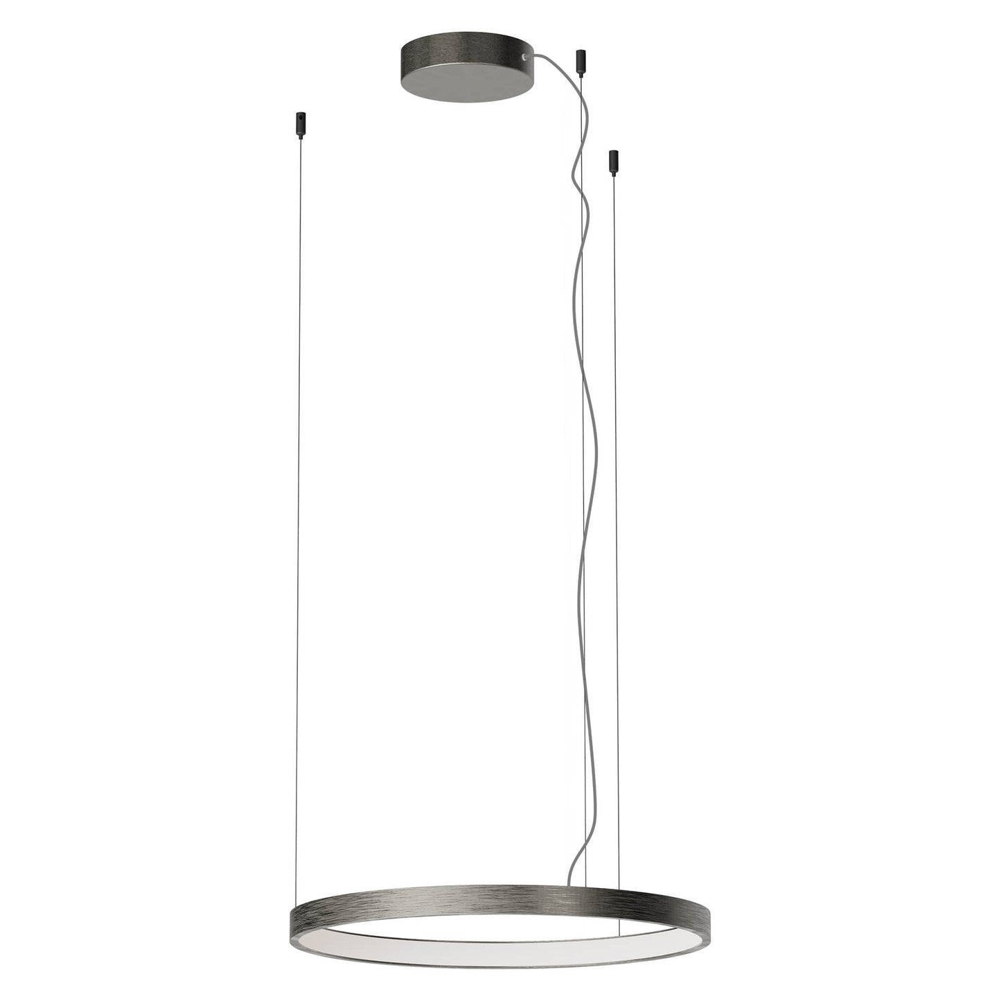Orion Pendant lamp Single Ø500 Foggy Nickel Dimmable Dali