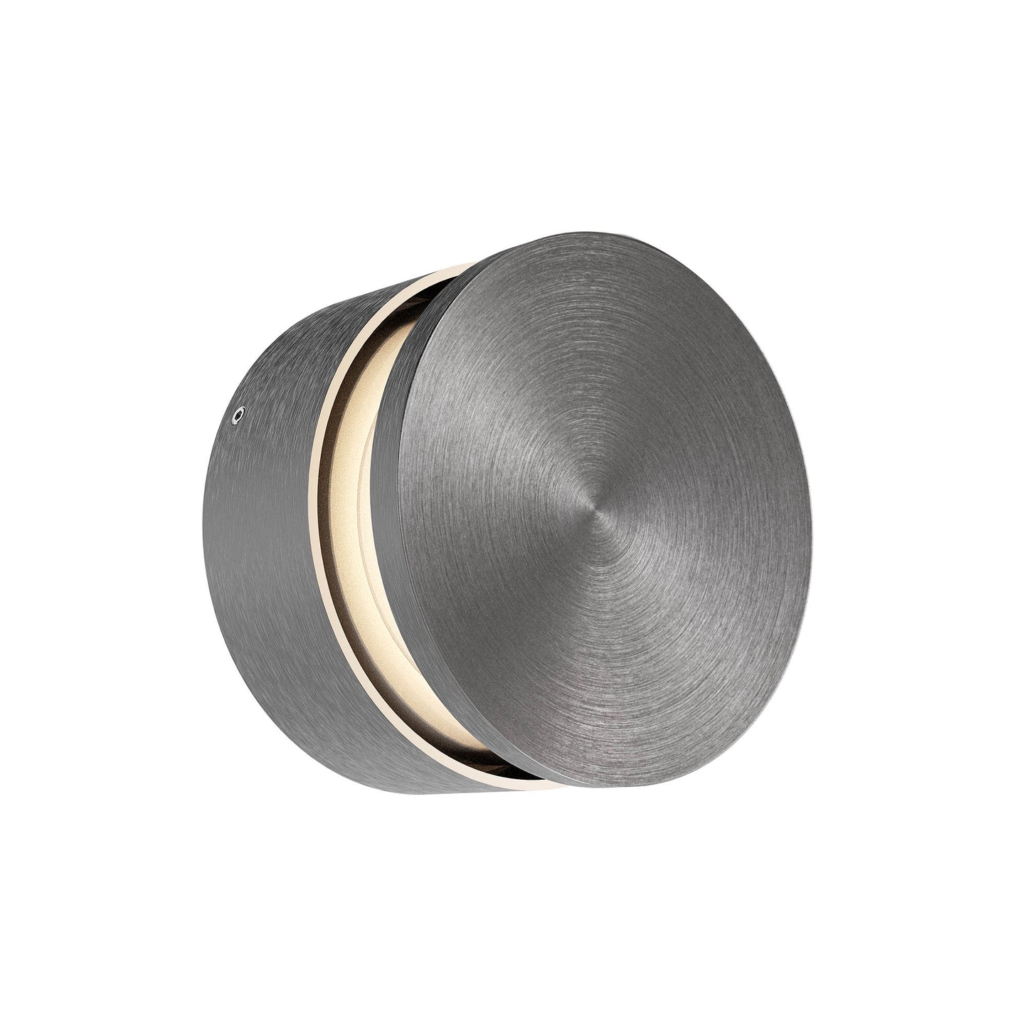 Runde Wall lamp Wall lamp Foggy Nickel