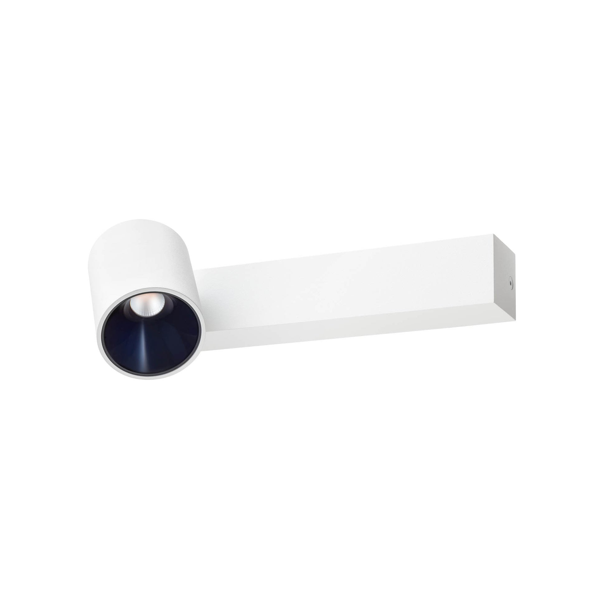Takto Ceiling lamp Single spot on canopy Bianco Opaco 3000K