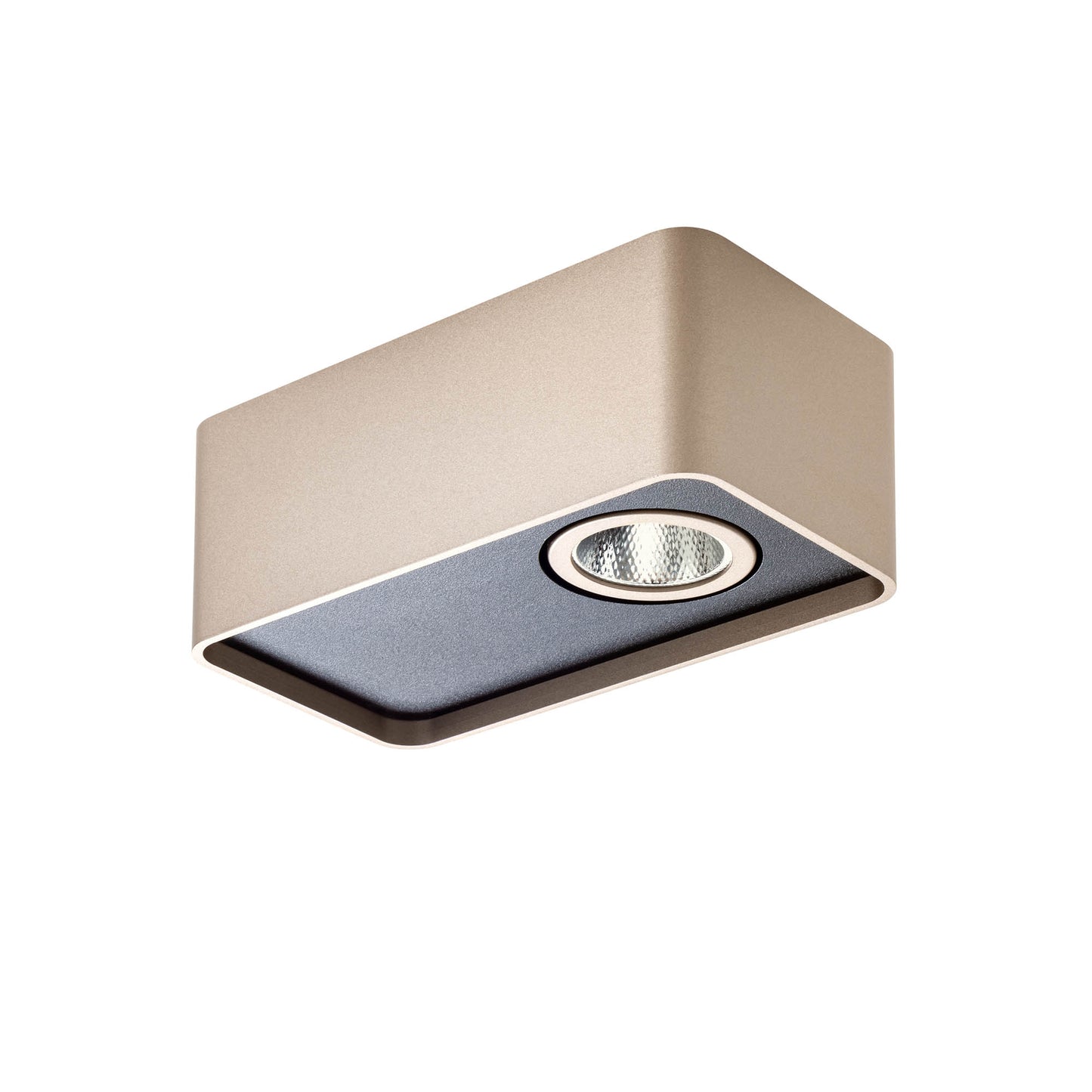 Yuki Ceiling lamp Single spot Silver Coffee 2700K