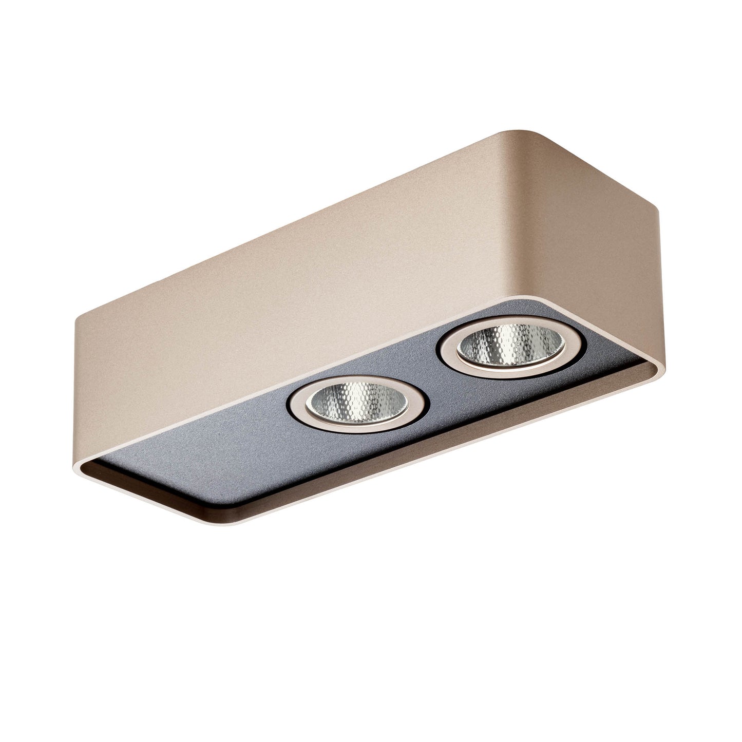 Yuki Ceiling lamp Double spot Silver Coffee 2700K
