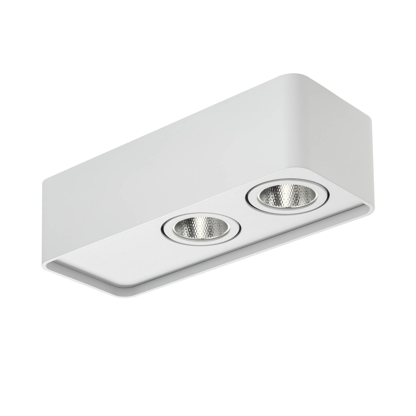 Yuki Ceiling lamp Double spot Bianco Opaco 3000K