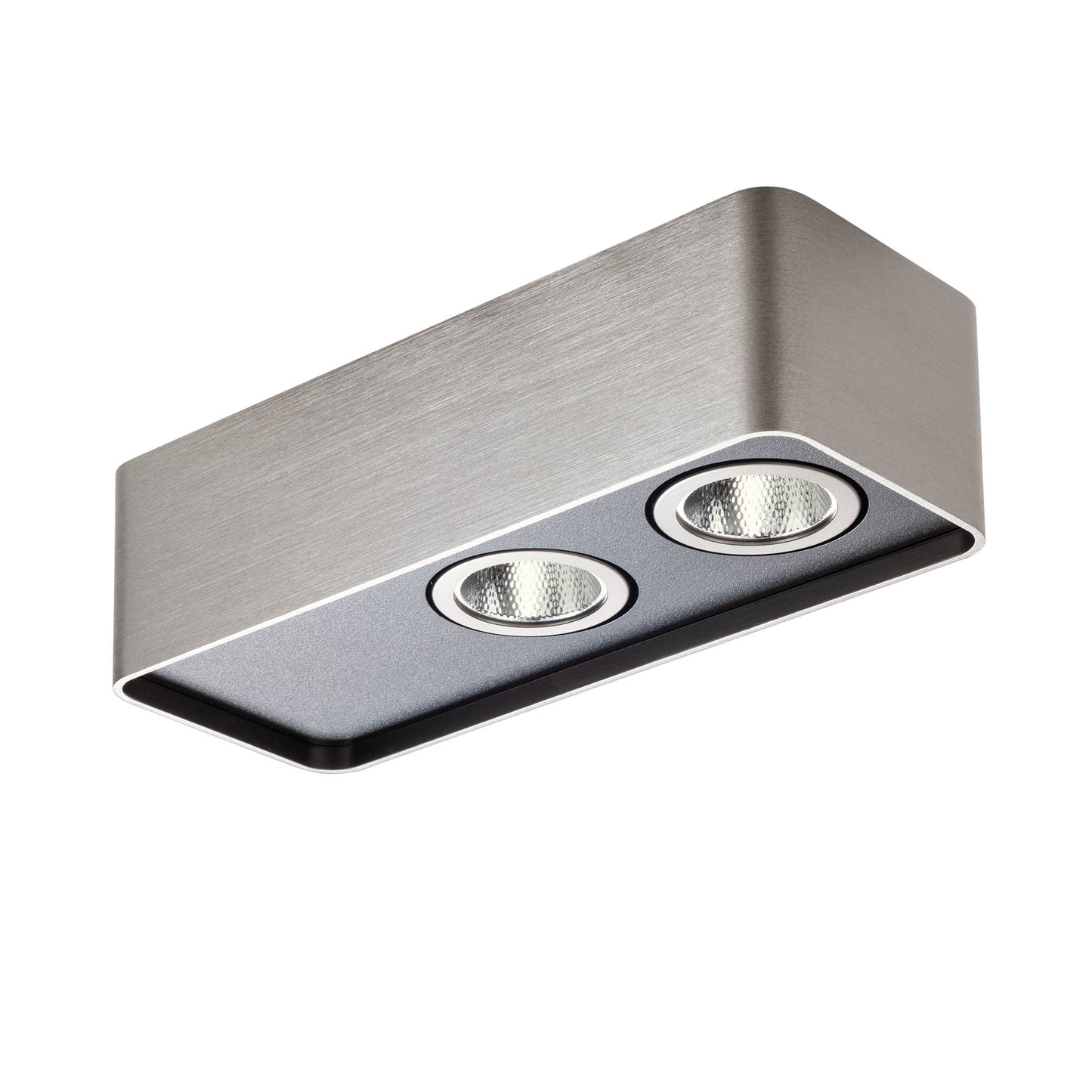Yuki Ceiling lamp Double spot Foggy Nickel 3000K