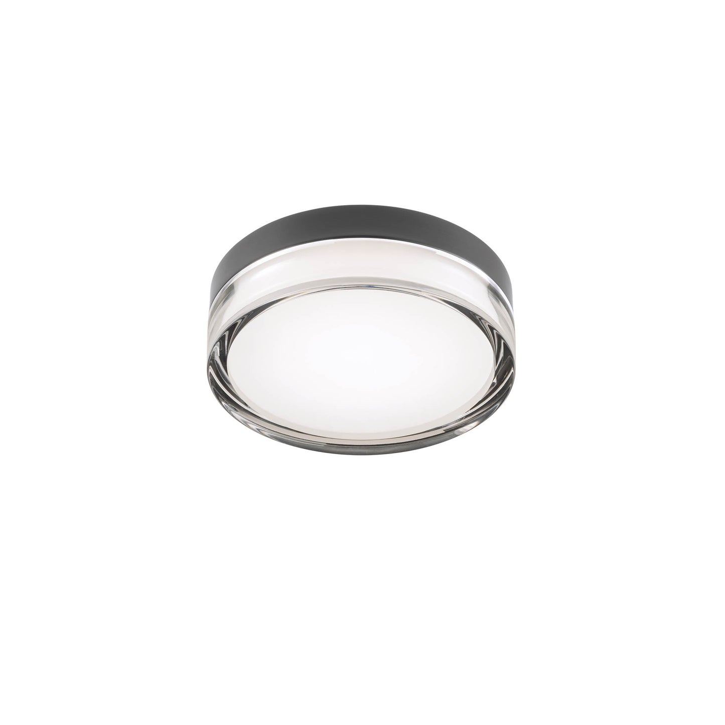 Frisbi Ceiling lamp Ø150 Nero opaco 3000K