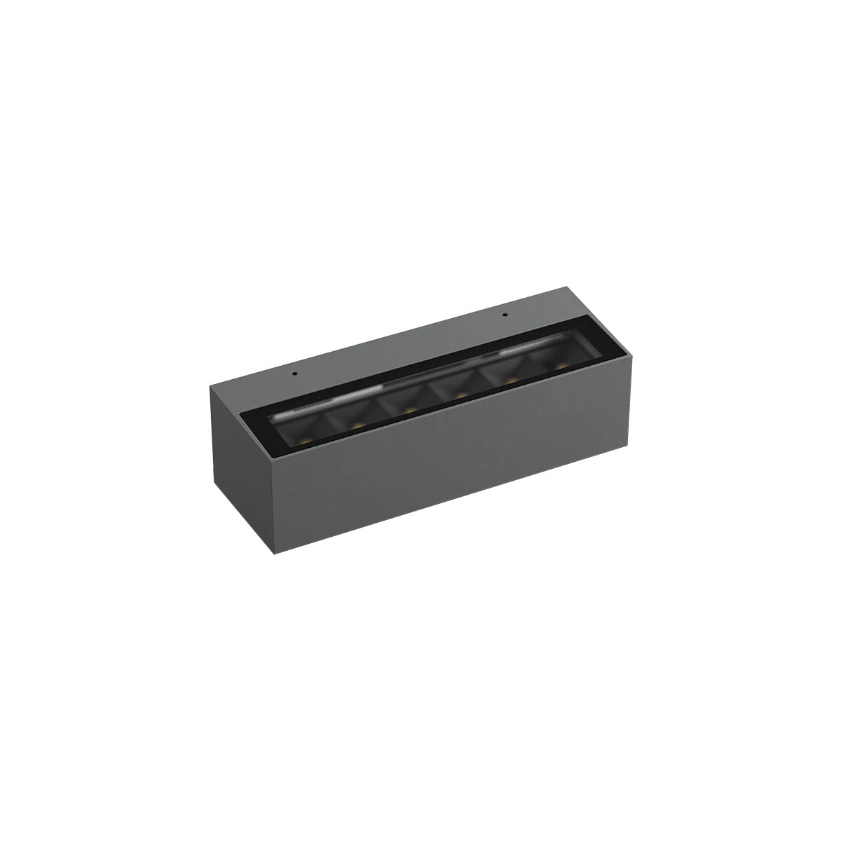 Aroos Wall lamp 205 Mm Double Emission Dark Grey 3000K