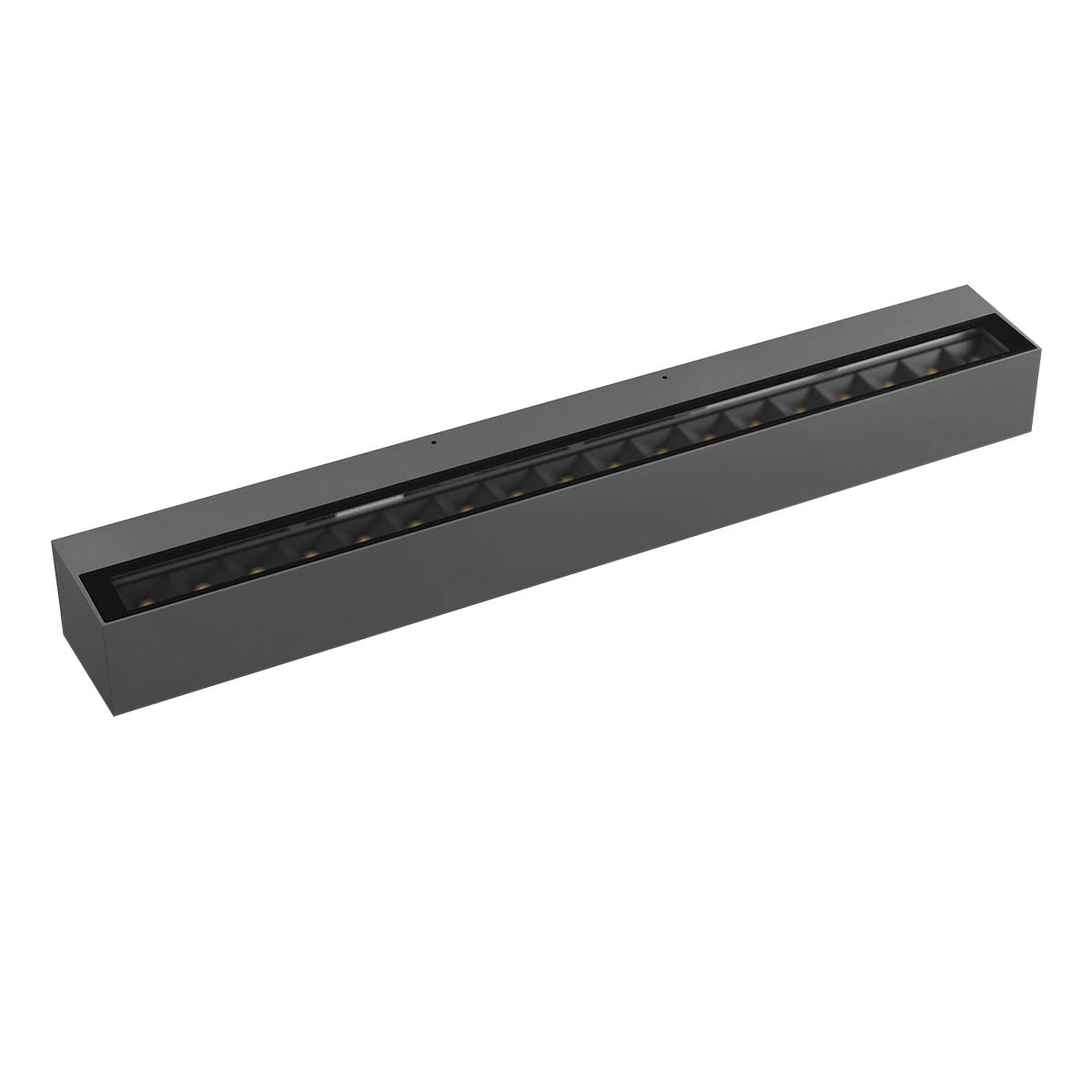 Aroos Wall lamp 550 Mm Double Emission Dark Grey 2700K