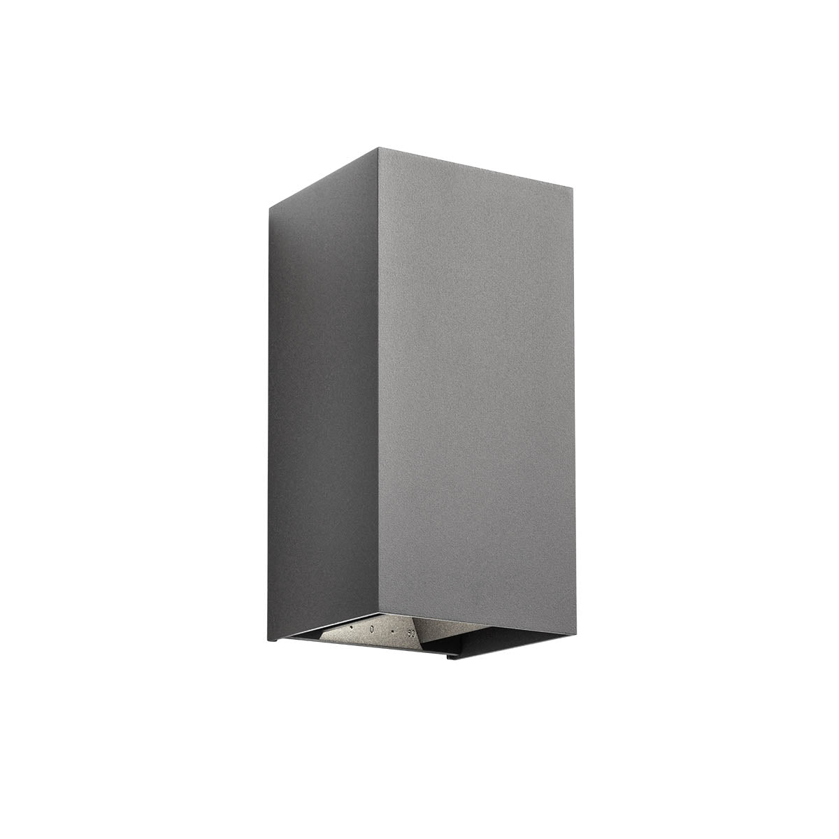Vary Wall lamp 230 Mm Rectangle Vertical Dark Grey 2700K
