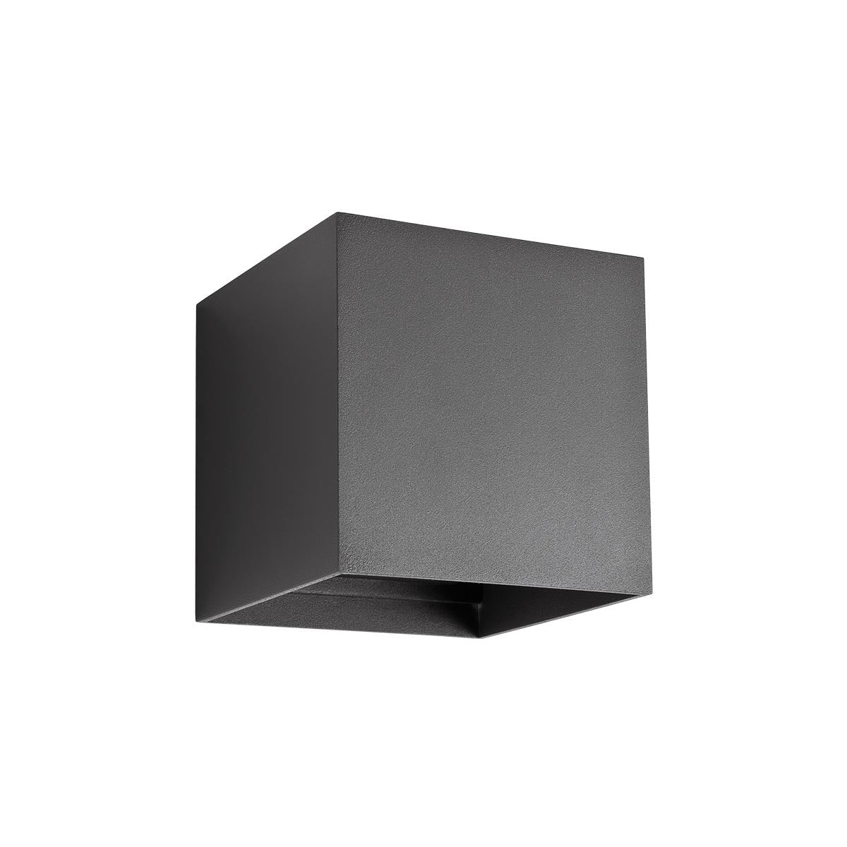 Vary Wall lamp 100 Mm Square Dark Grey 2700K