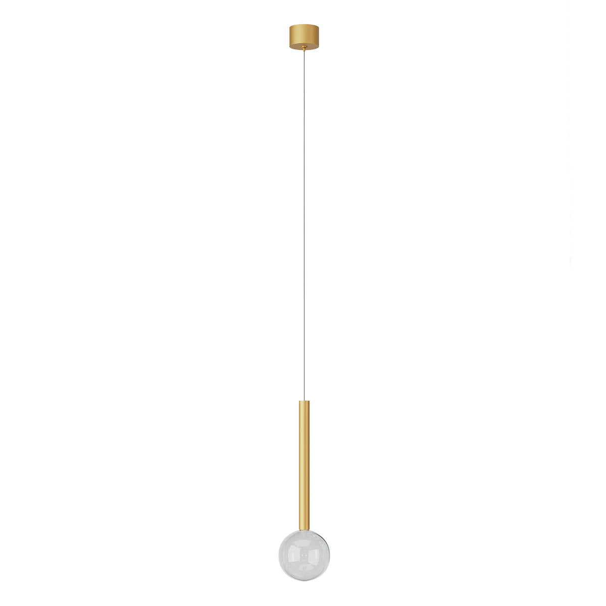 Bolla Pendant lamp Single Matt Gold