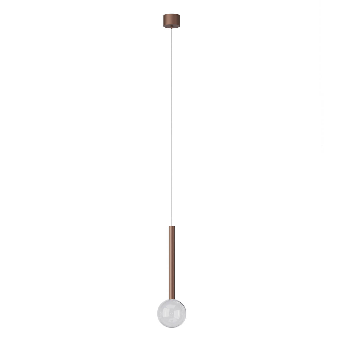 Bolla Pendant lamp Single Coffee