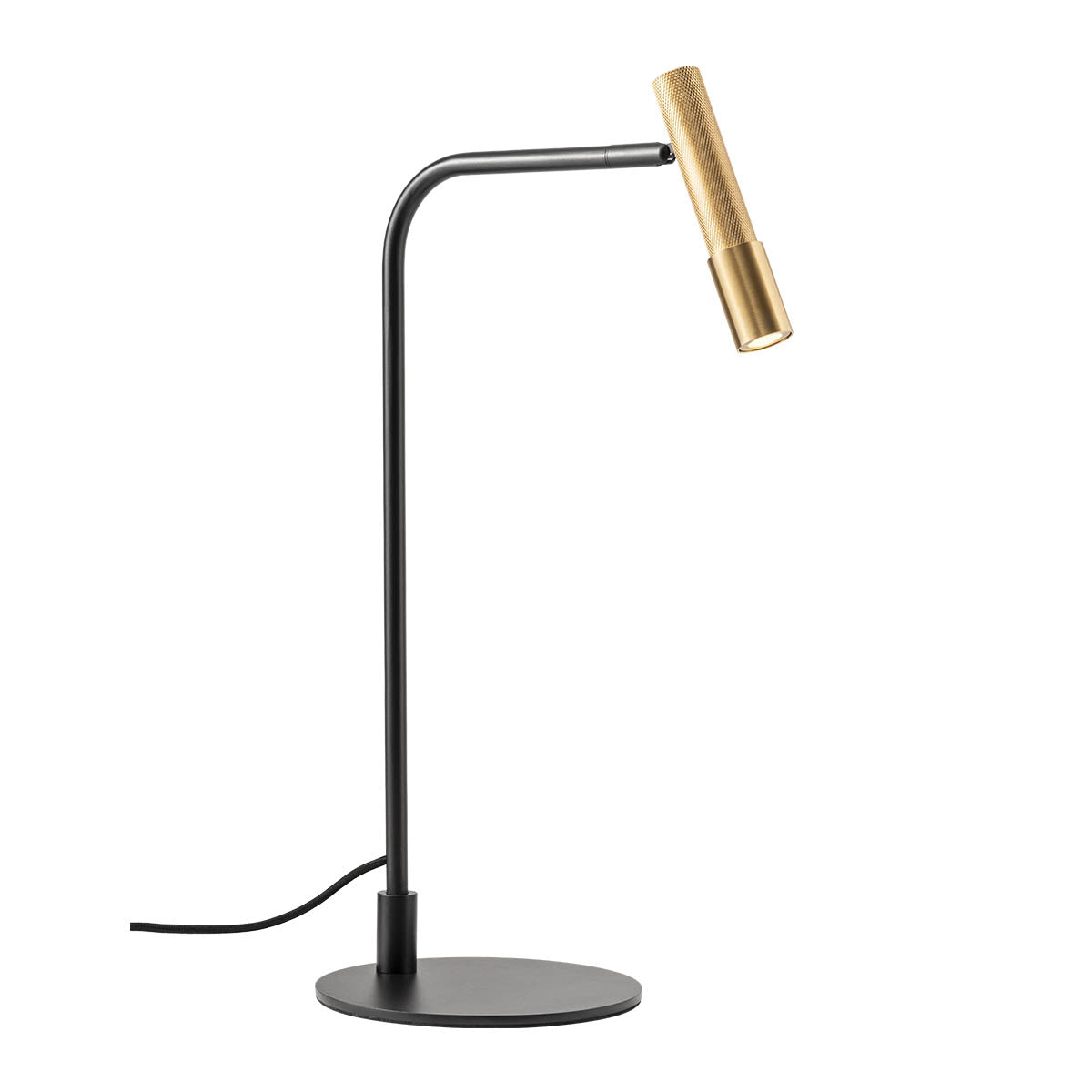 Drill Table lamp Fixed Aged Gold 3000K