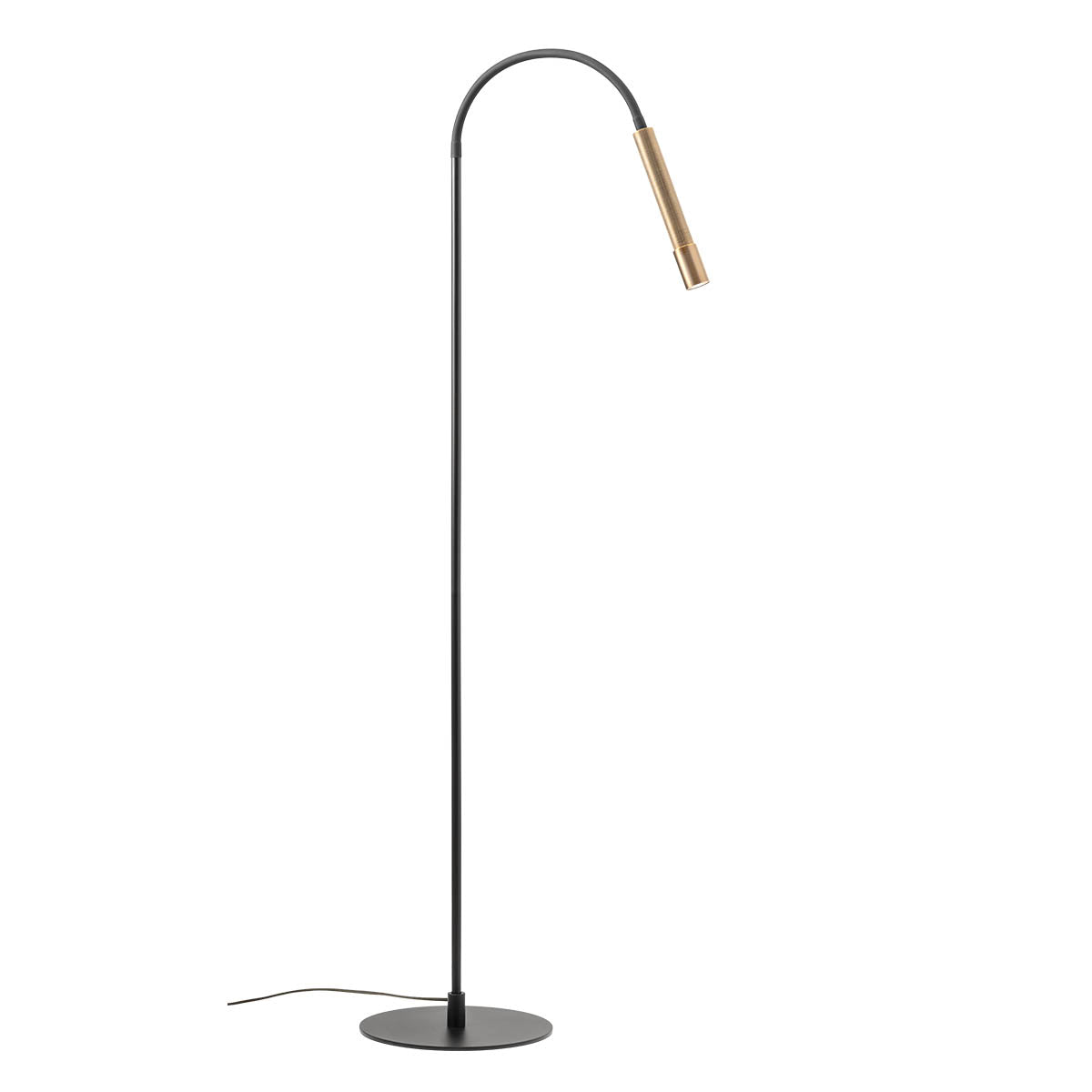 Drill Floor lamp Flexible Antique Bronze 2700K