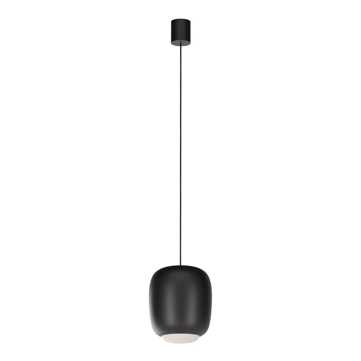Dubbo Pendant lamp Ø230 Elongated Matt Black