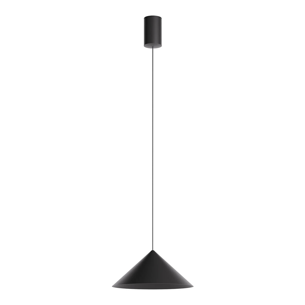 Konos Pendant lamp Ø240 LED Matt Black 3000K