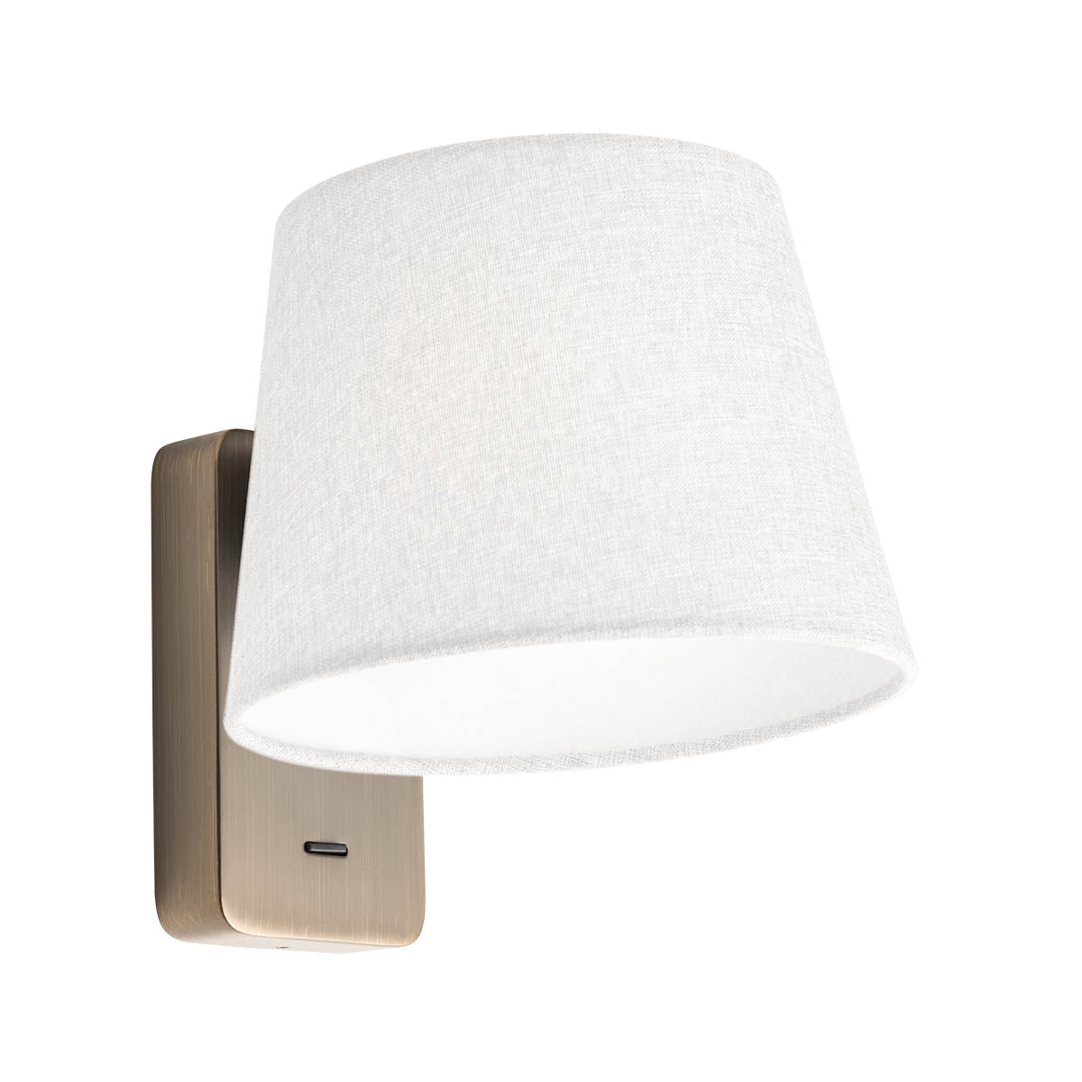 Nemia Wall lamp Structures E27 Antique Bronze