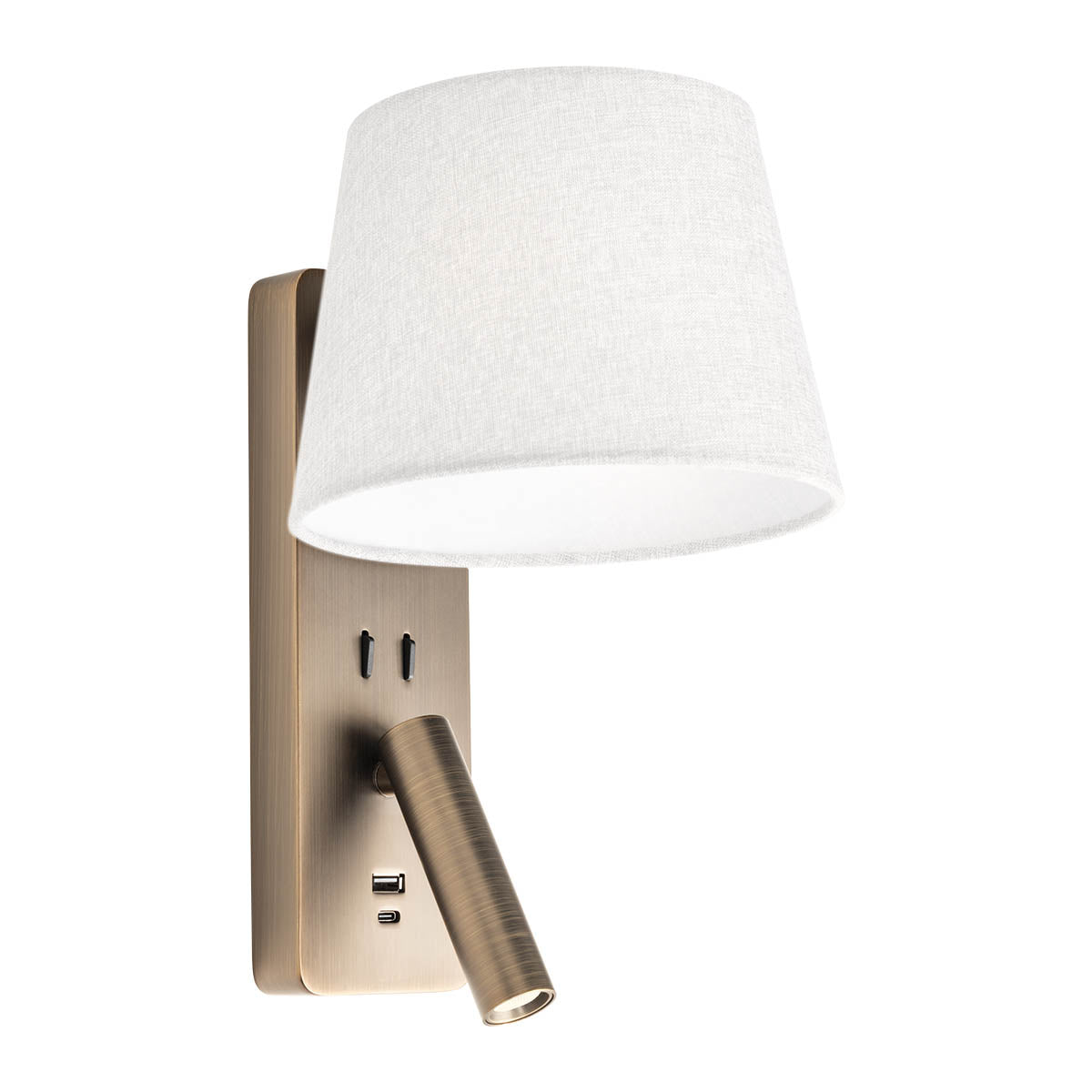 Nemia Wall lamp Structures LED Antique Bronze 2700K