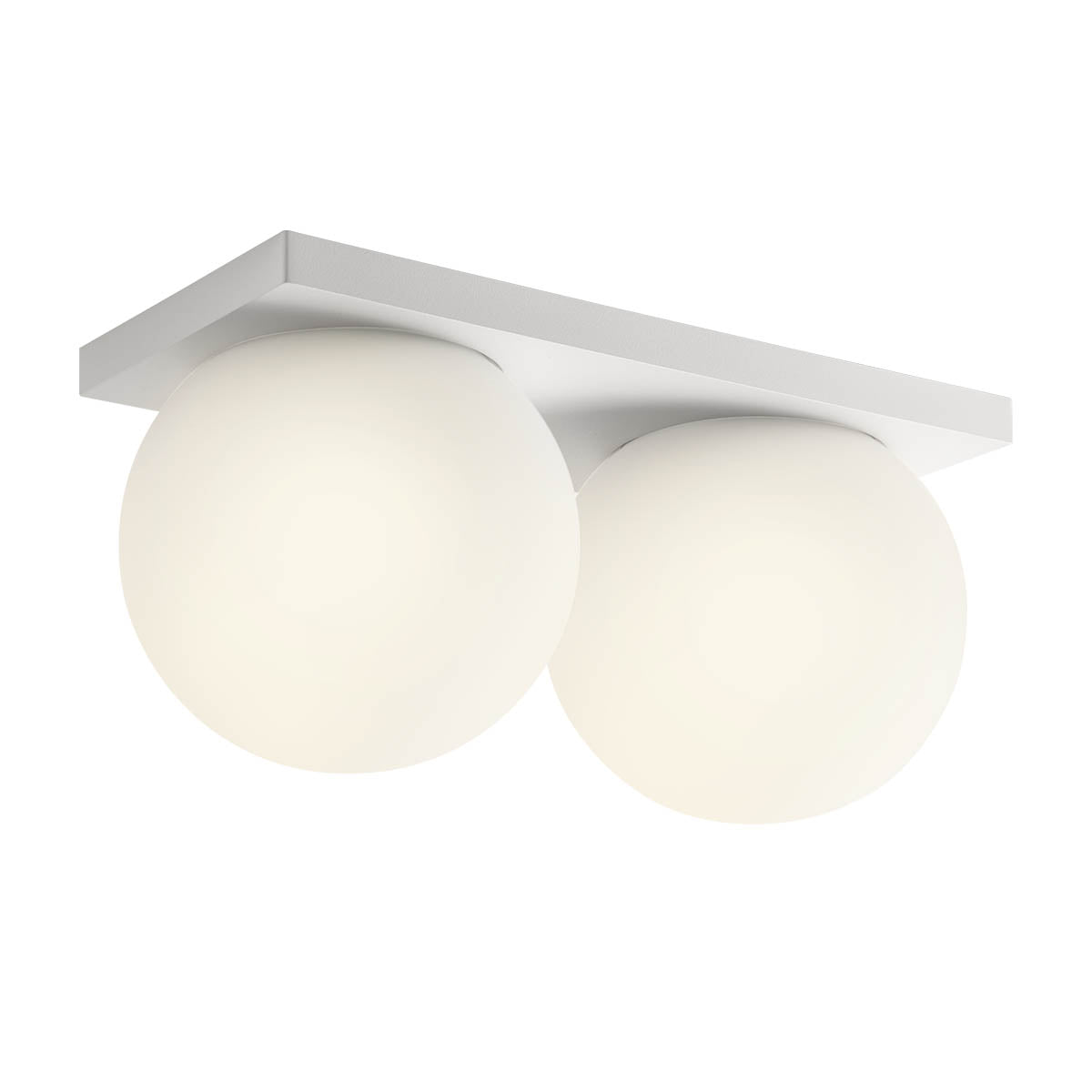 Opale Wall lamp Plate 2 Lights Sand White 2700K
