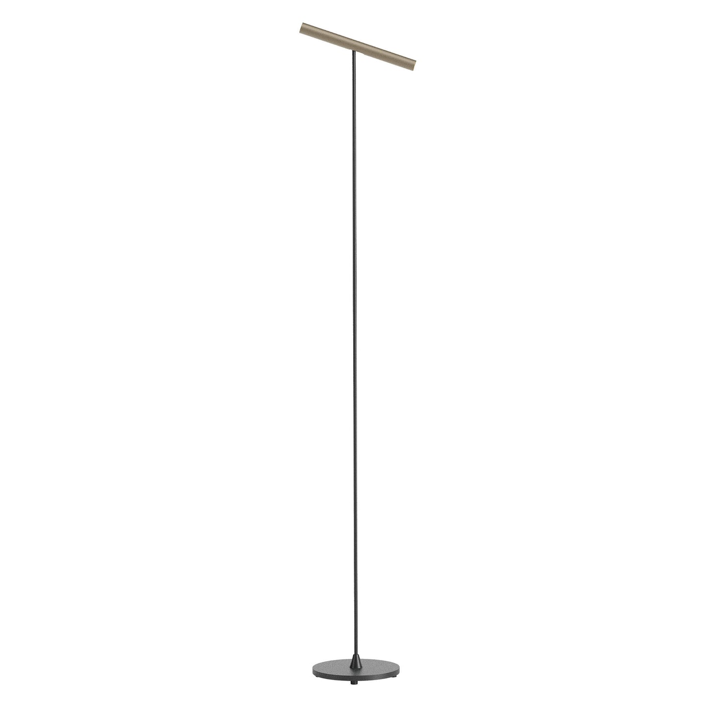 Praxi Floor lamp Intuitive gesture control Sand Black/Silver Coffee 3000K