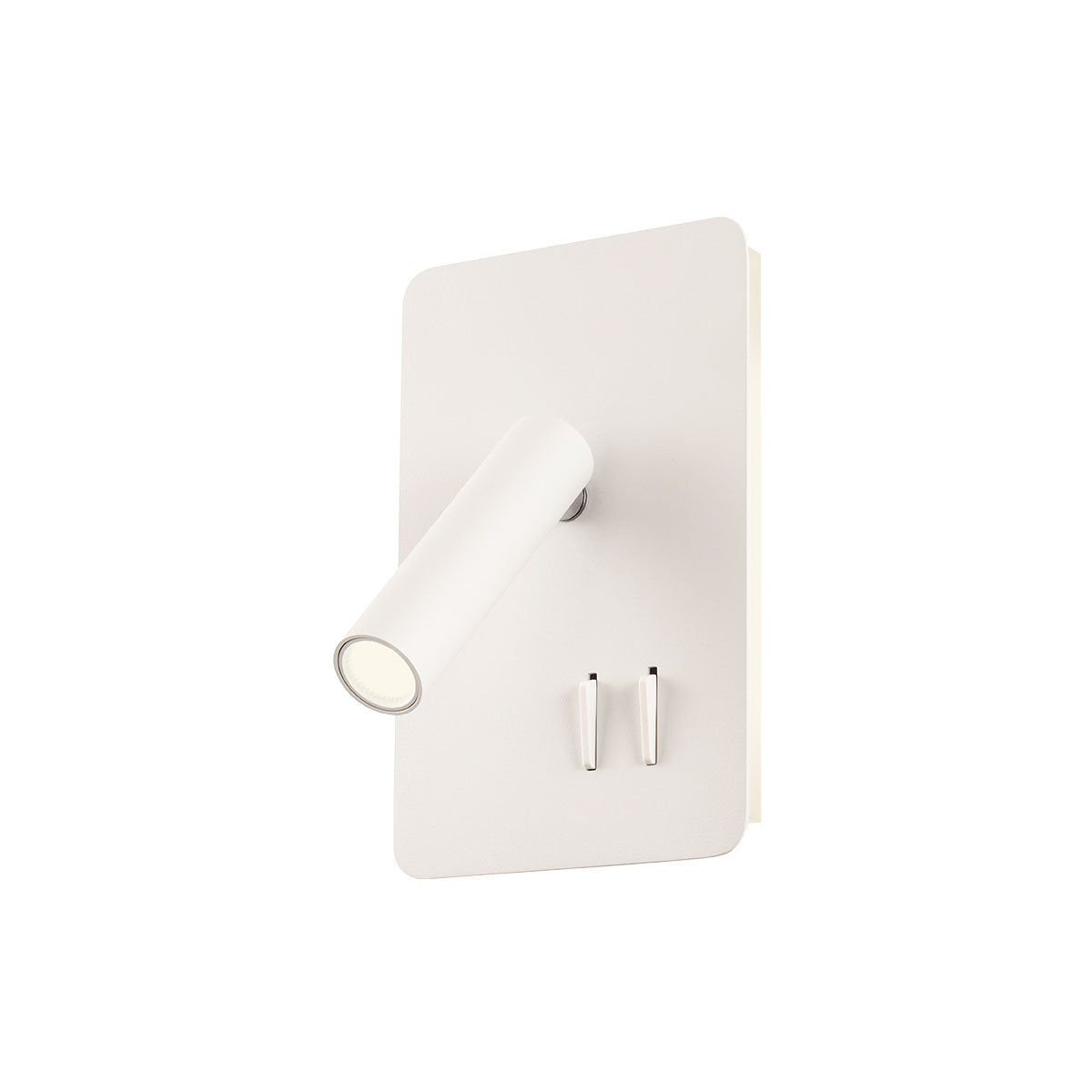 Quda Wall lamp Rectangular base Sand White 2700K