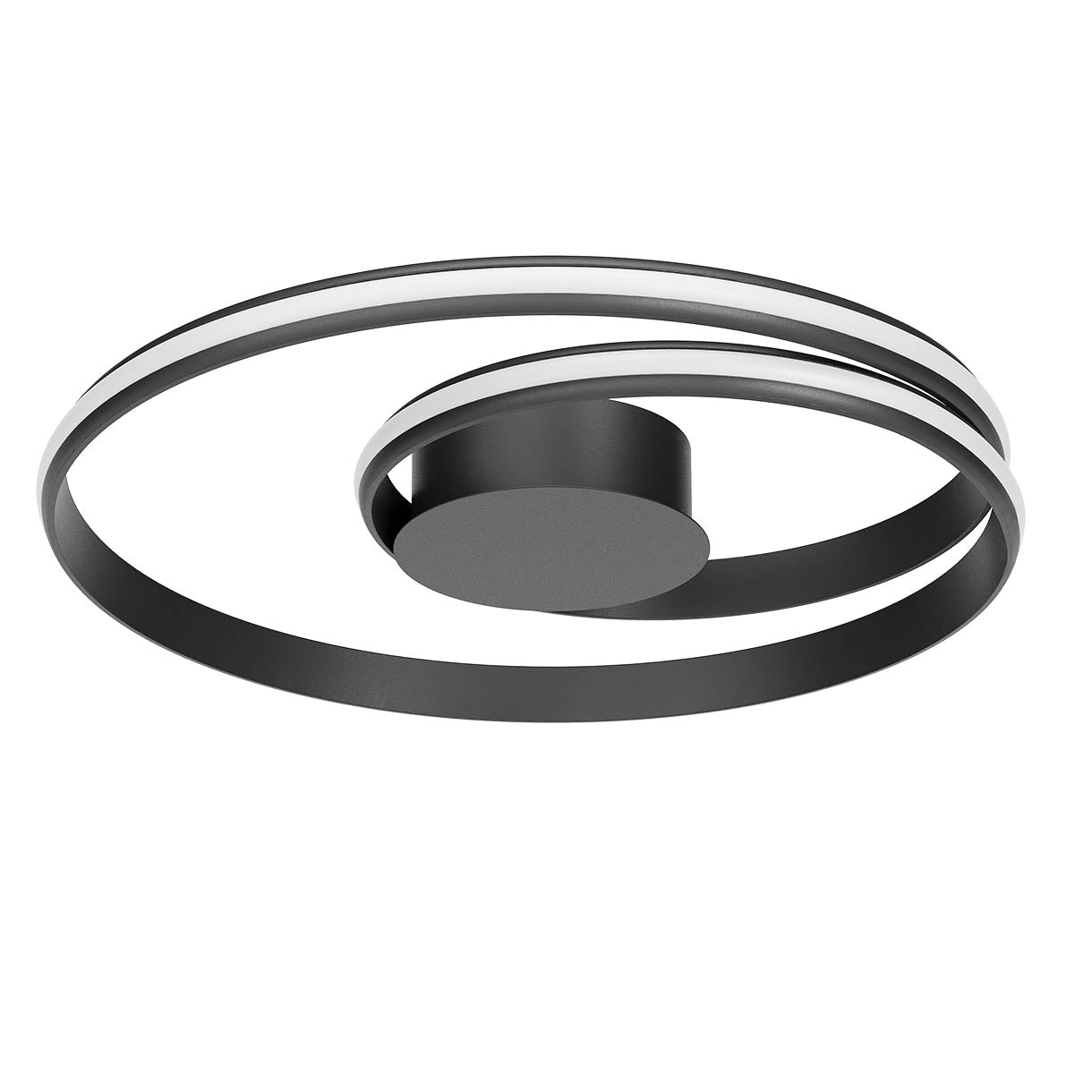Torsion Ceiling lamp Ø560 Sand Black