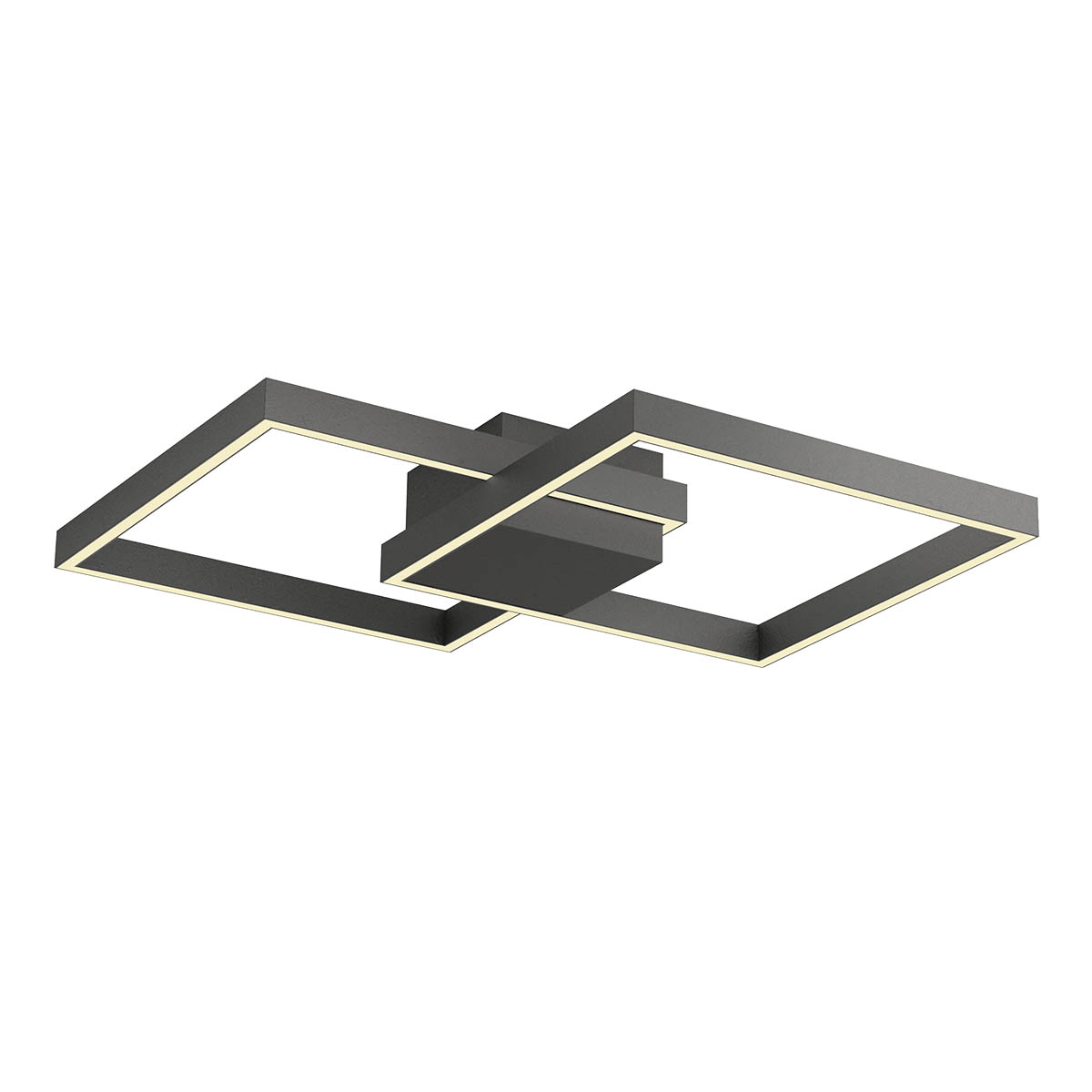 Febe Ceiling lamp 400mm/400mm - Direct light Nero Opaco 3000K