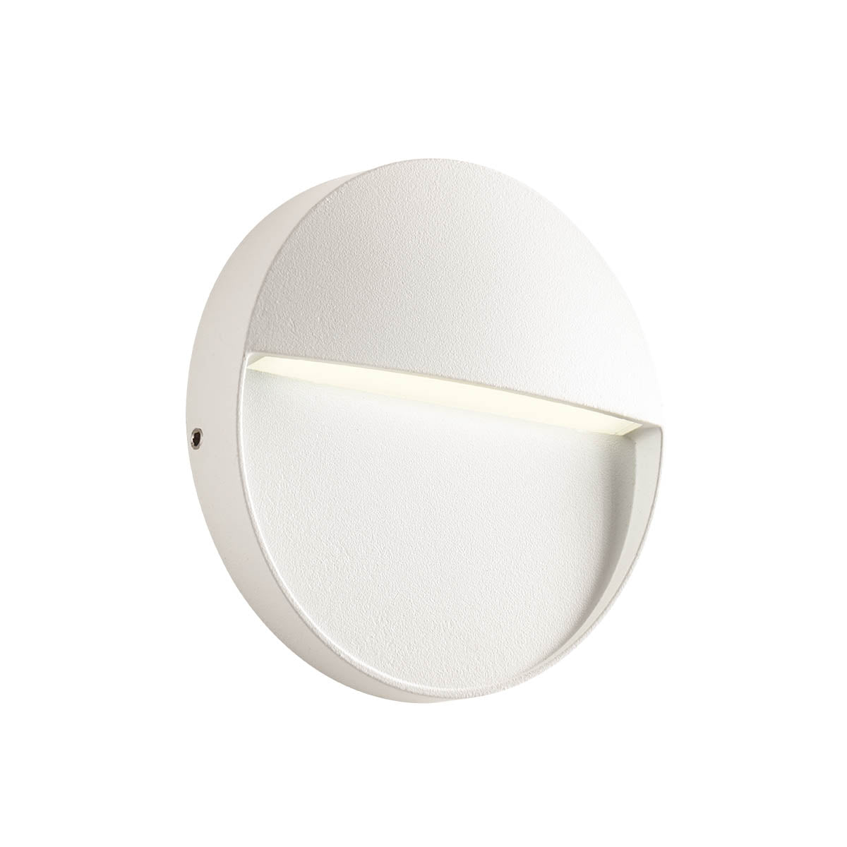 Lander Step Light Ø110 Round Sand White 3000K