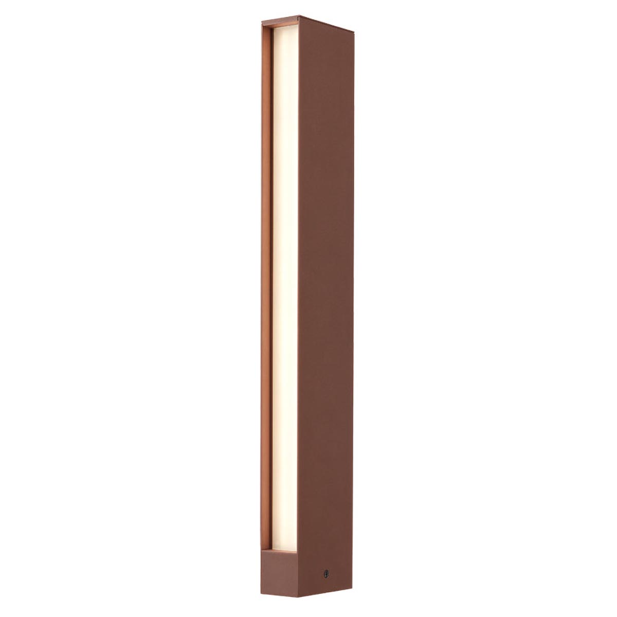 Twin Bollard 600mm Doppio Ruggine 3000K