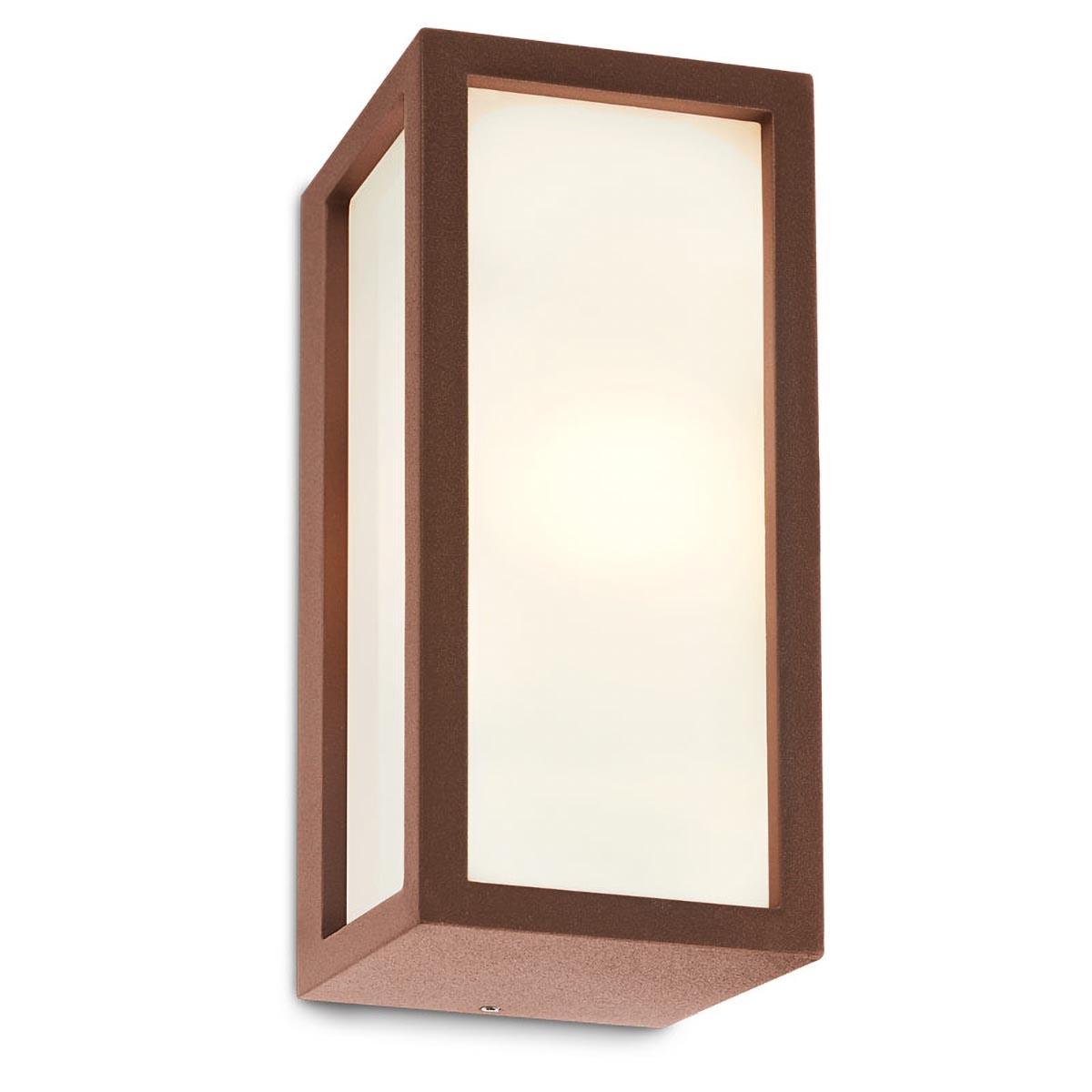 Brick Wall lamp Diffusore Liscio Ruggine