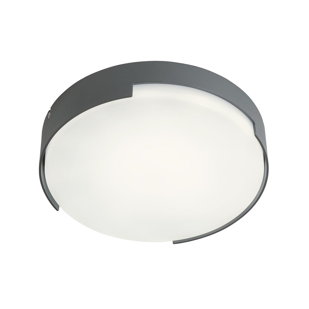 Skor Ceiling lamp ⌀250 Grigio Opaco 3000K