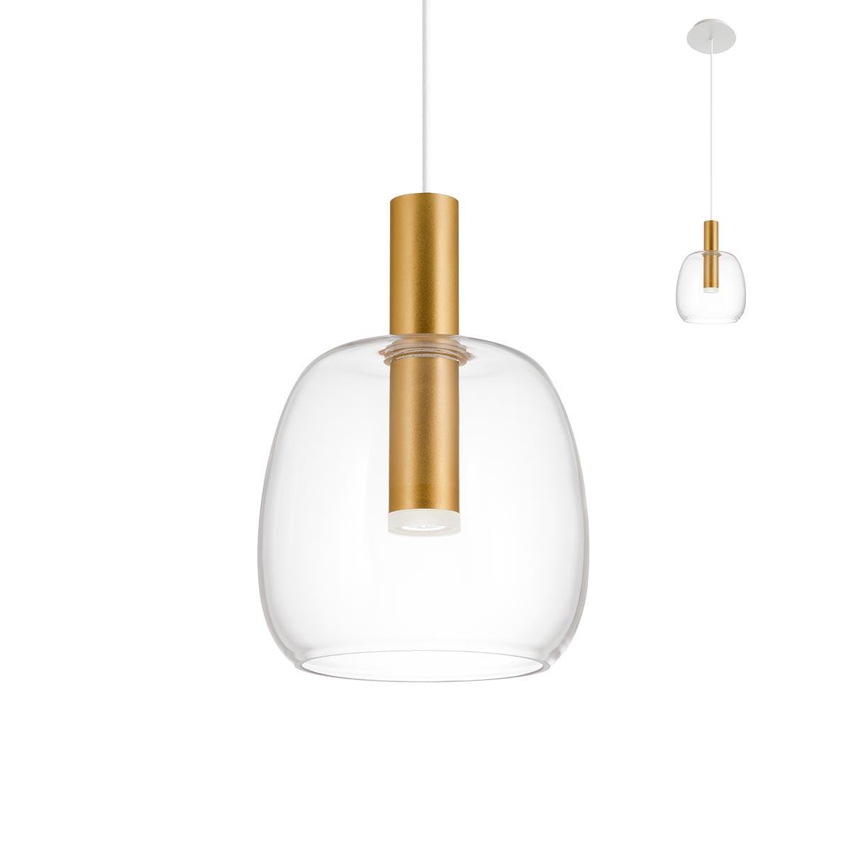 Candela Pendant lamp Pendant lamp Oro Opaco 3000K