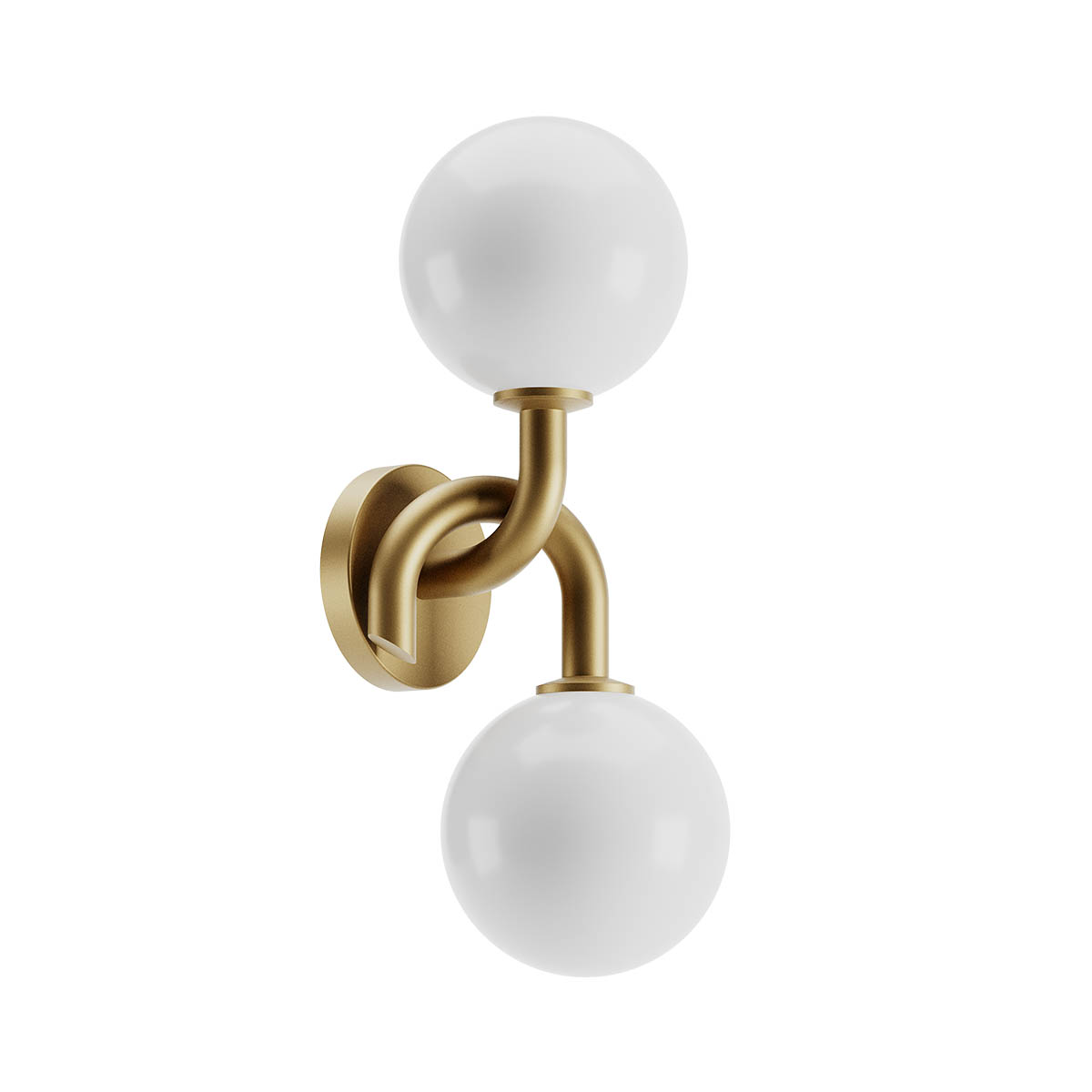 Confusio Wall lamp 2 diffusers Oro Opaco