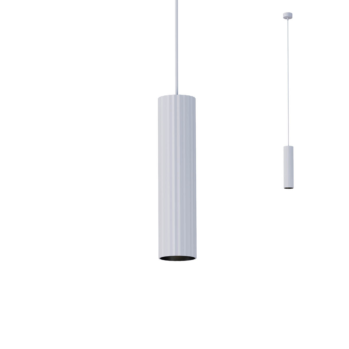 Delphi Pendant lamp 300mm Bianco Opaco