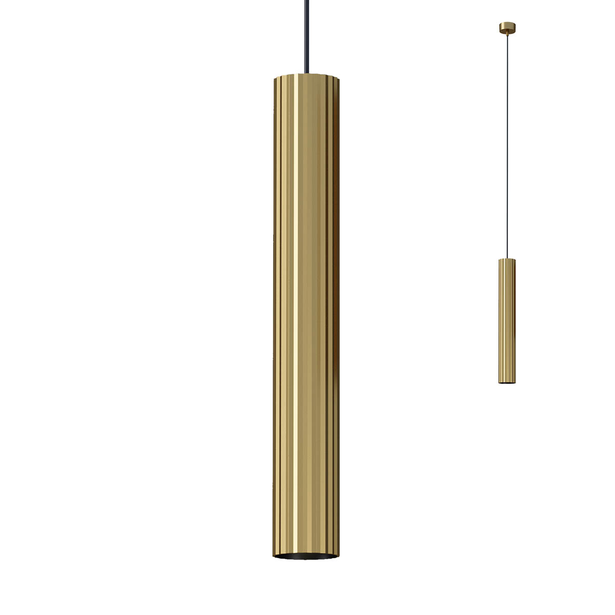 Delphi Pendant lamp 500mm Oro Opaco