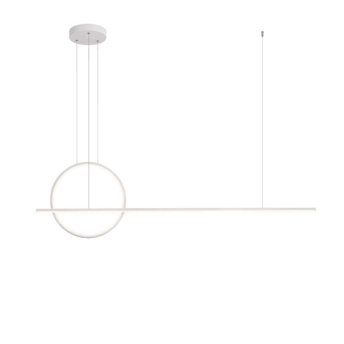 Giotto Pendant lamp 1430mm Bianco 3000K