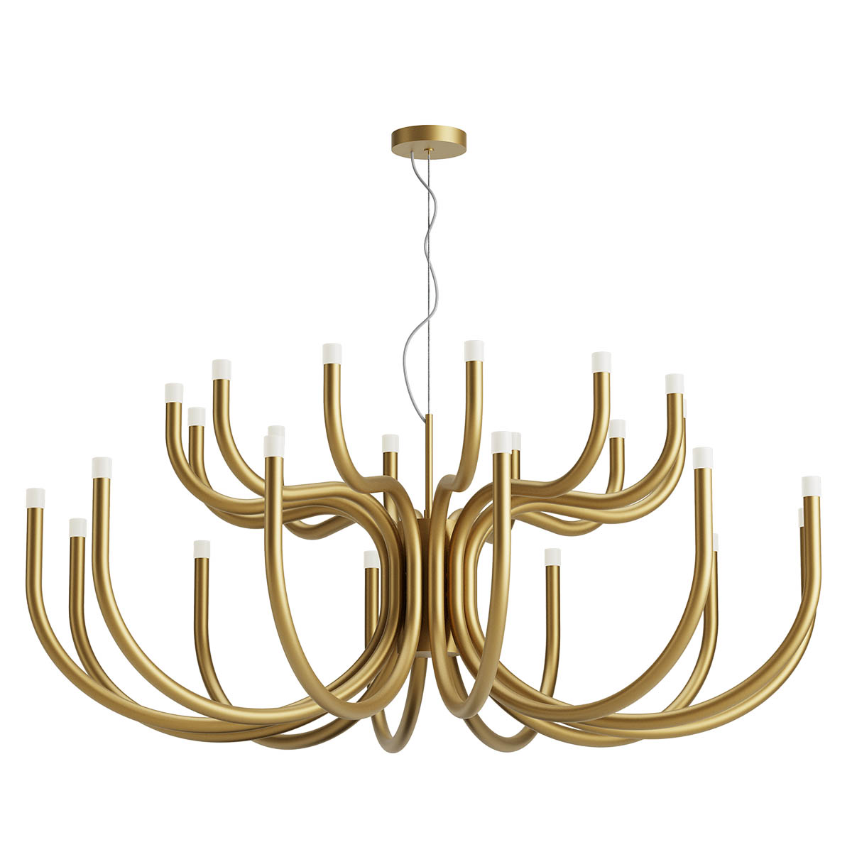 Luxor Pendant lamp 12 arms Oro Opaco 3000K