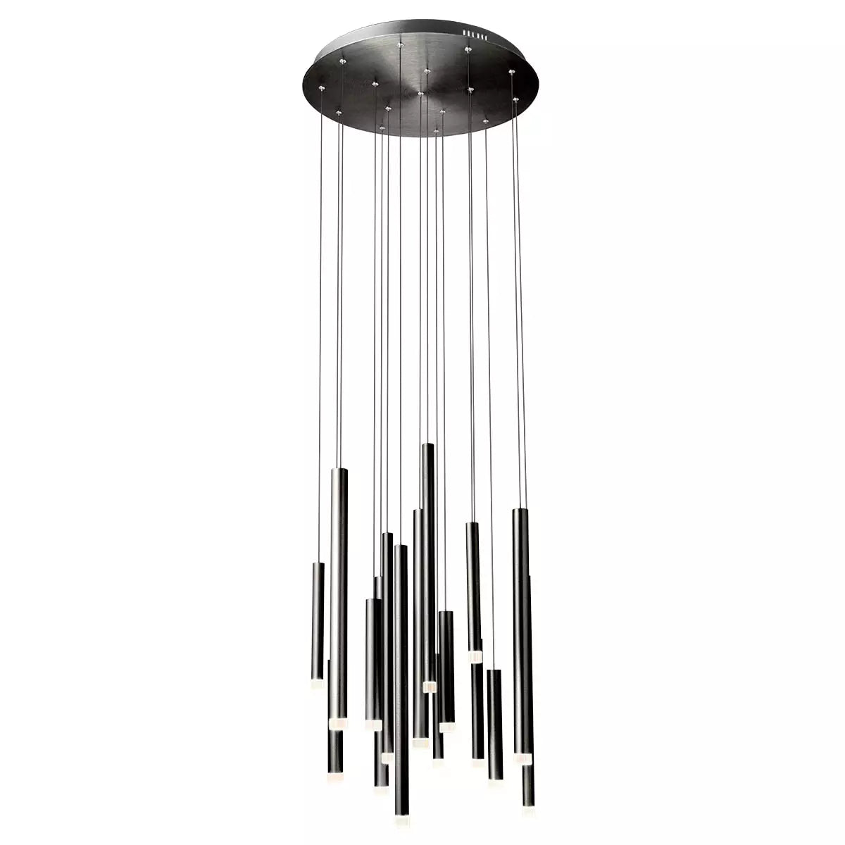 Madison Pendant lamp 14 tubes round canopy