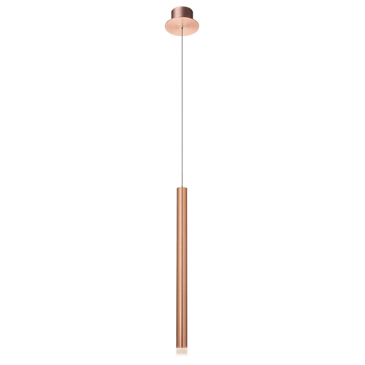 Madison Pendant lamp 1 tube Rame Anodizzato 3000K