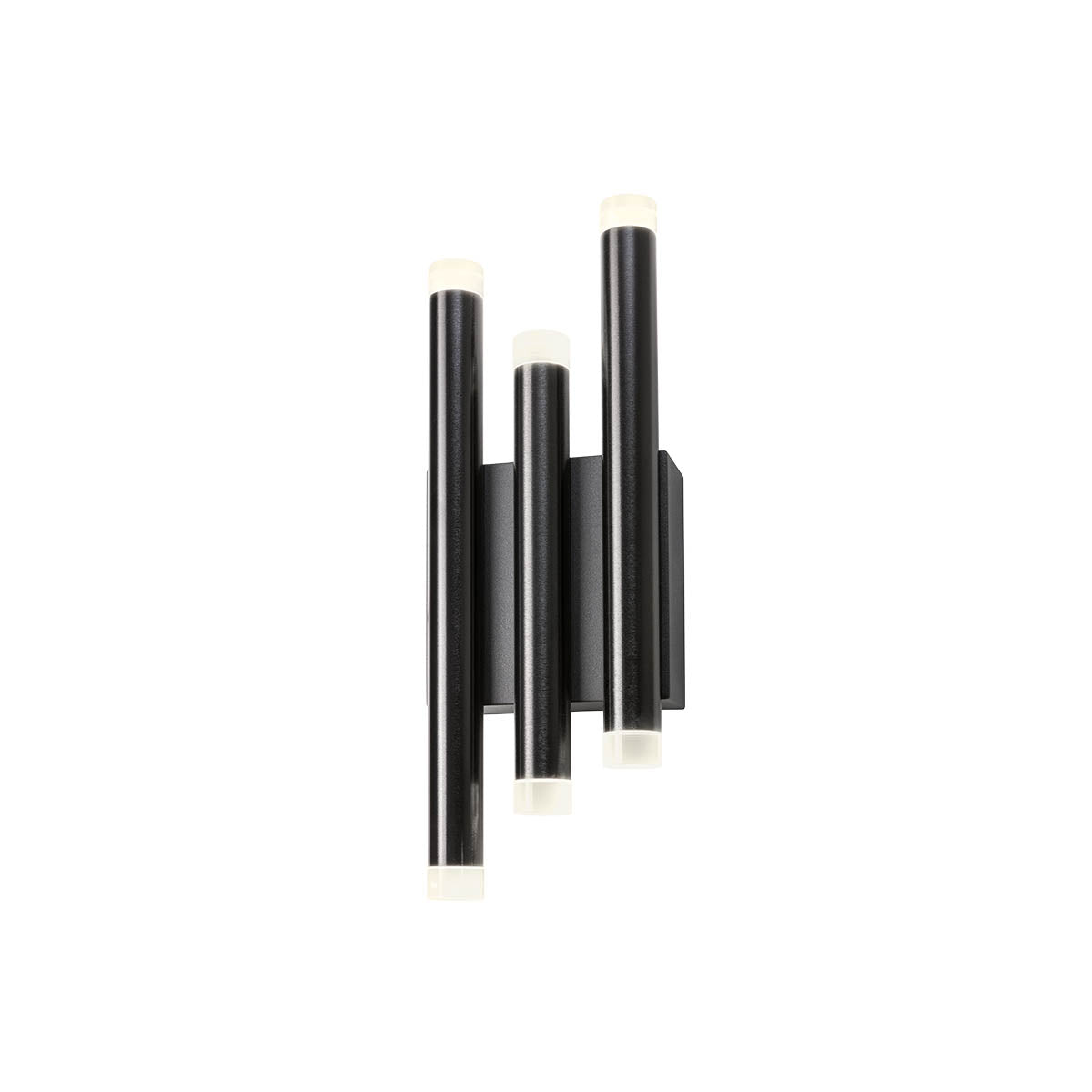 Madison Wall lamp 3 tubes Nero Anodizzato 3000K