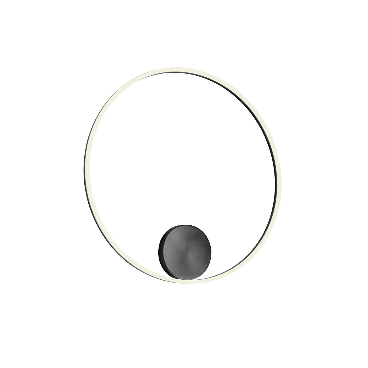 Orbit Ceiling lamp Orbit ⌀800 Direct Light Nero Opaco 3000K Dimmerabile Triac