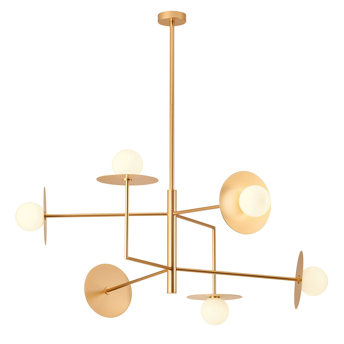 Plato Pendant lamp 6 diffusers Oro