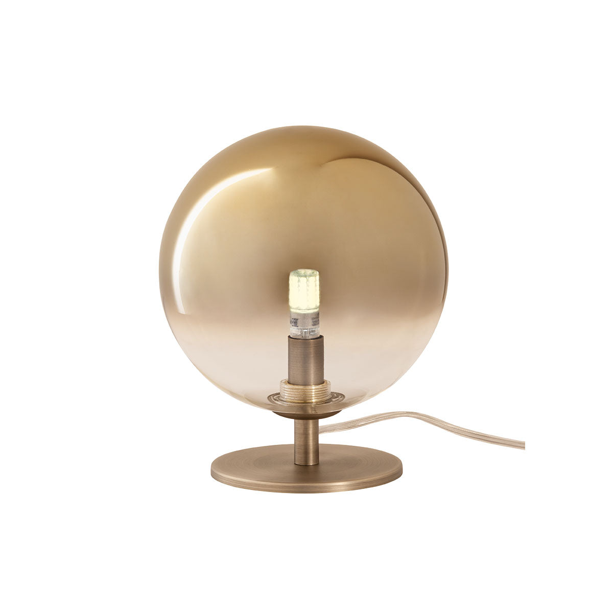 Roy Table lamp 1 globe Caffè Sfumato