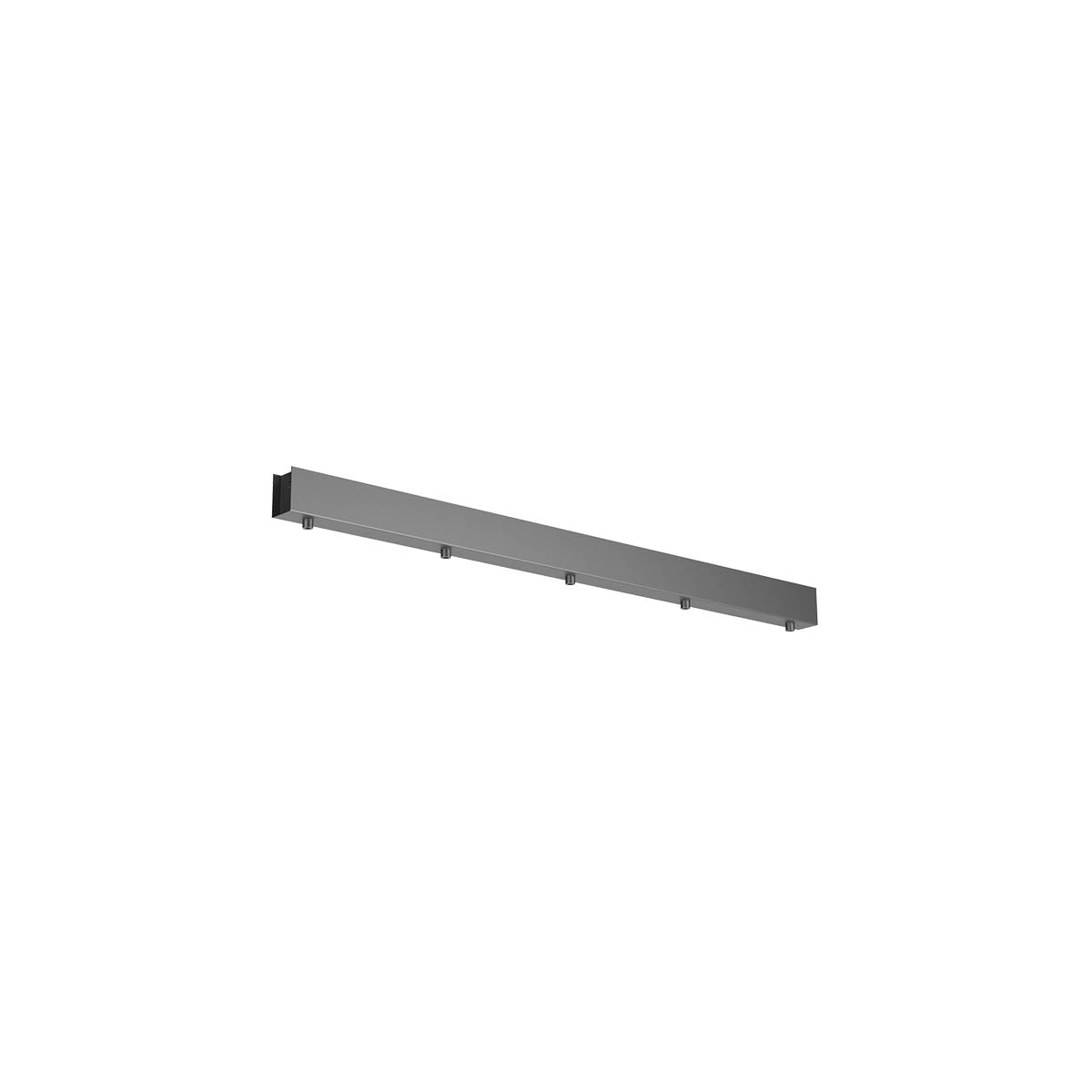Rosoni LED Linear 5 Lights Nero Opaco
