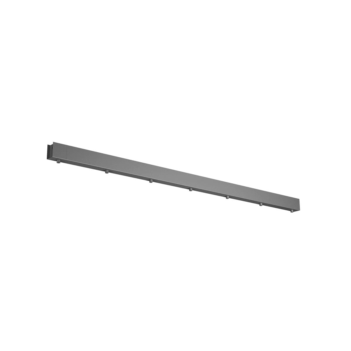 Rosoni LED Linear 7 Lights Nero Opaco